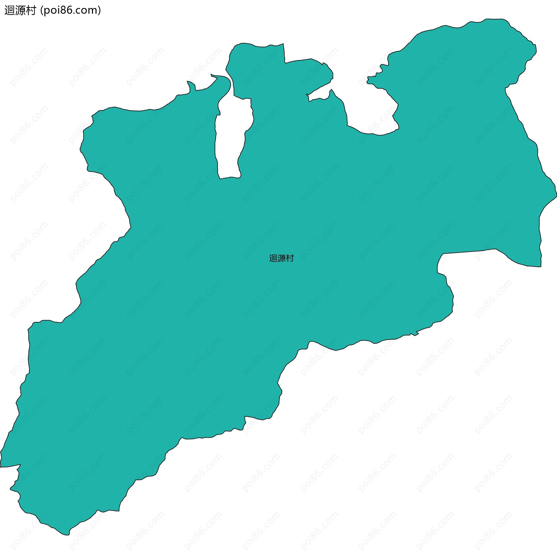 迴源村边界地图