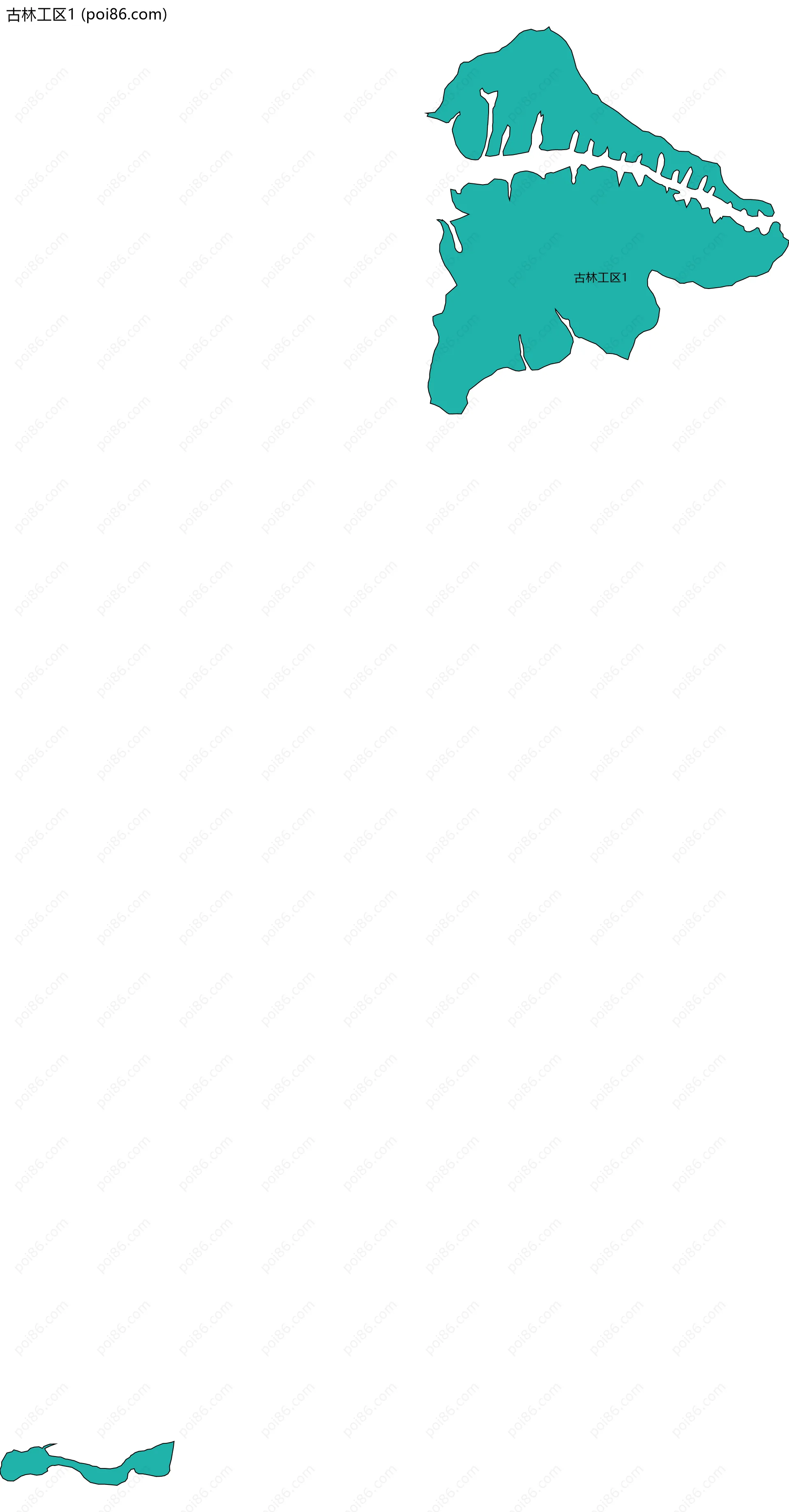 古林工区1边界地图