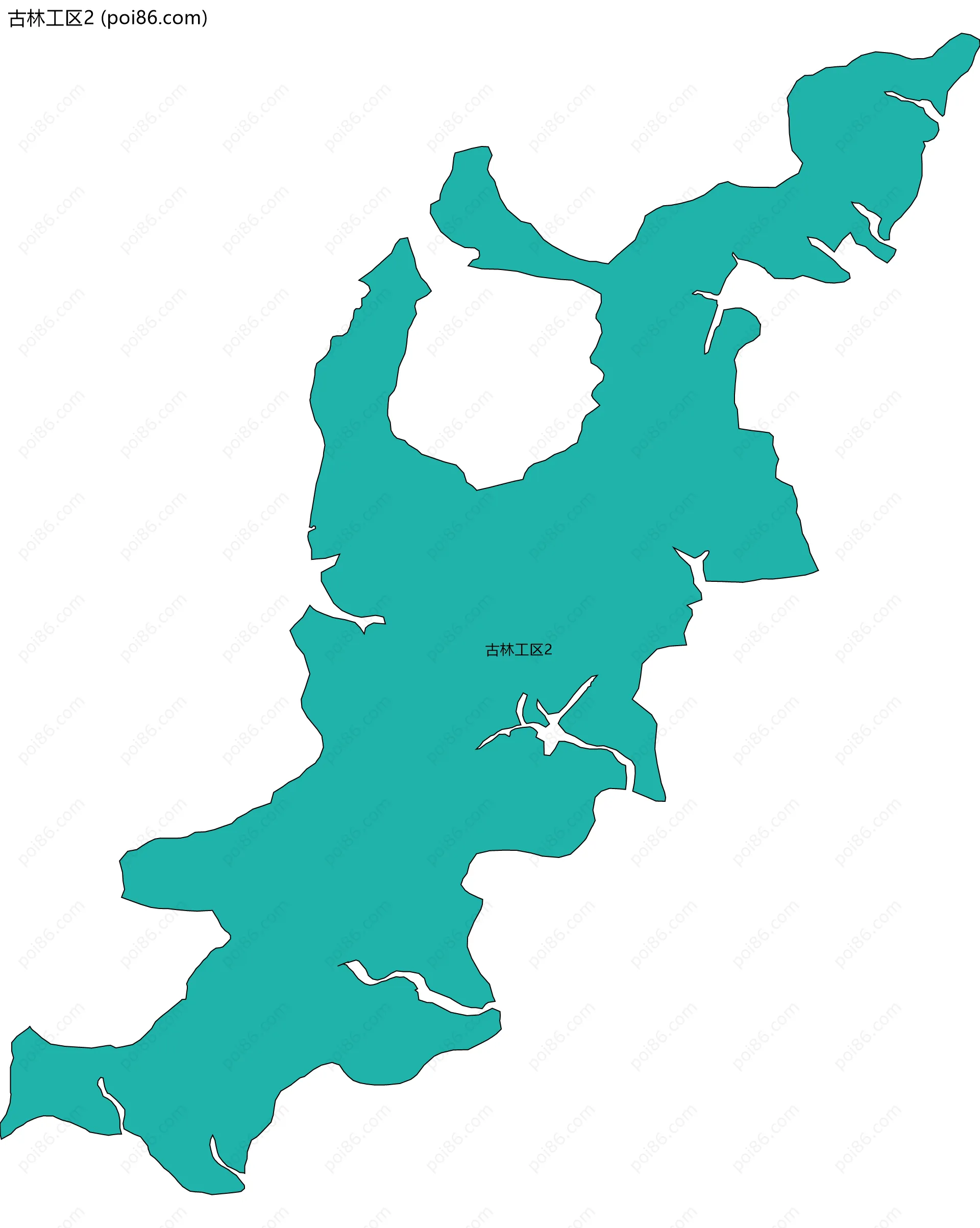 古林工区2边界地图