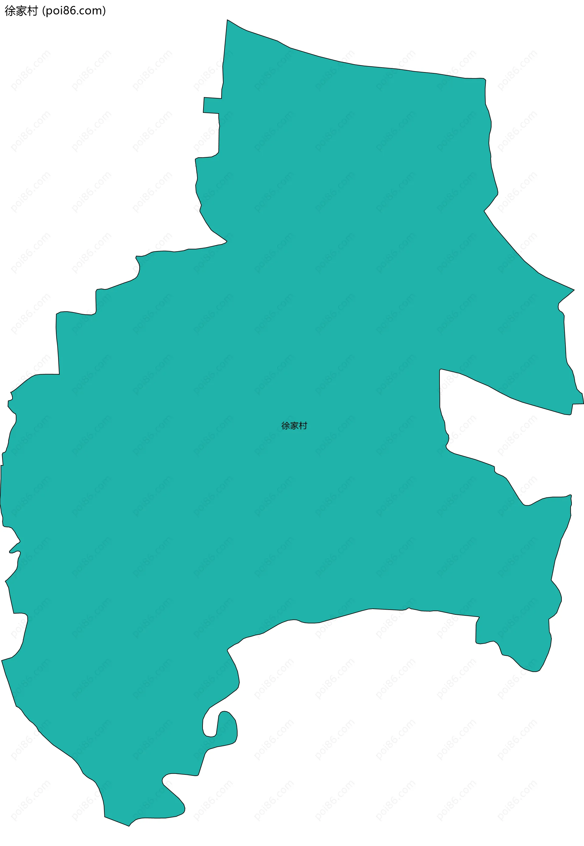 徐家村边界地图