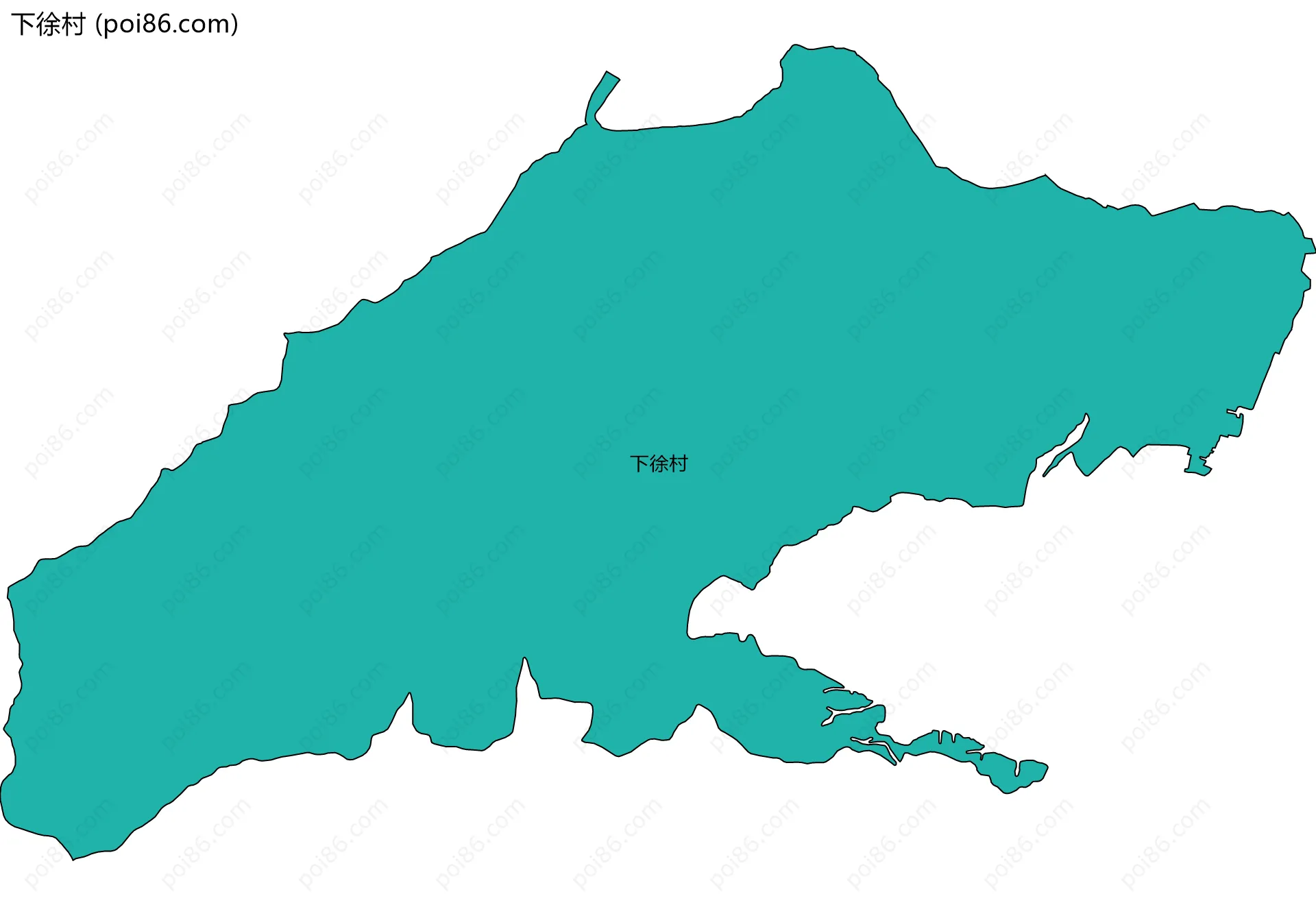 下徐村边界地图