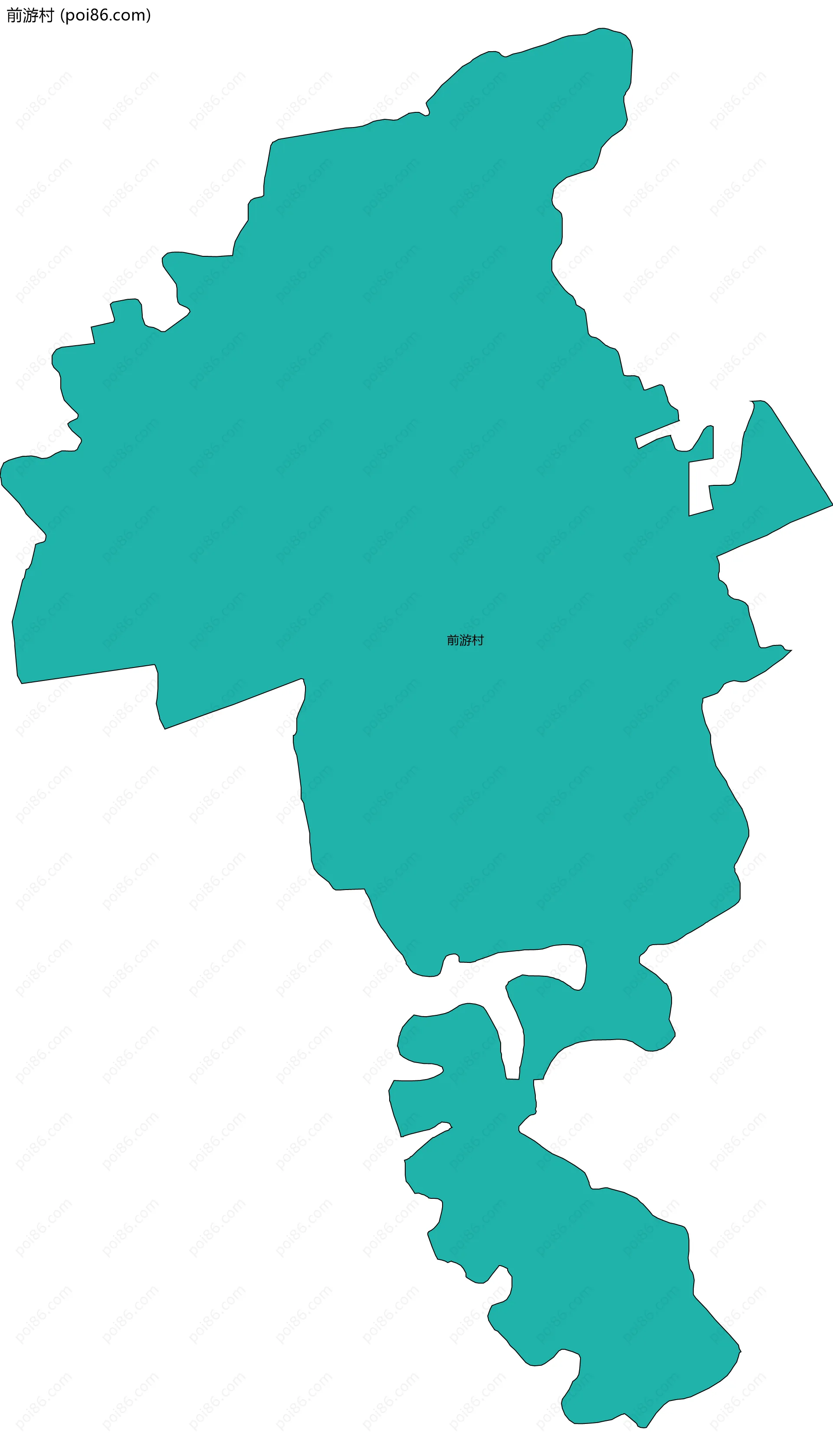 前游村边界地图