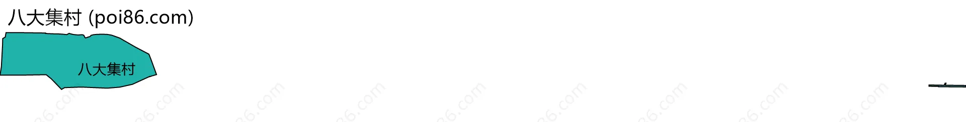 八大集村边界地图