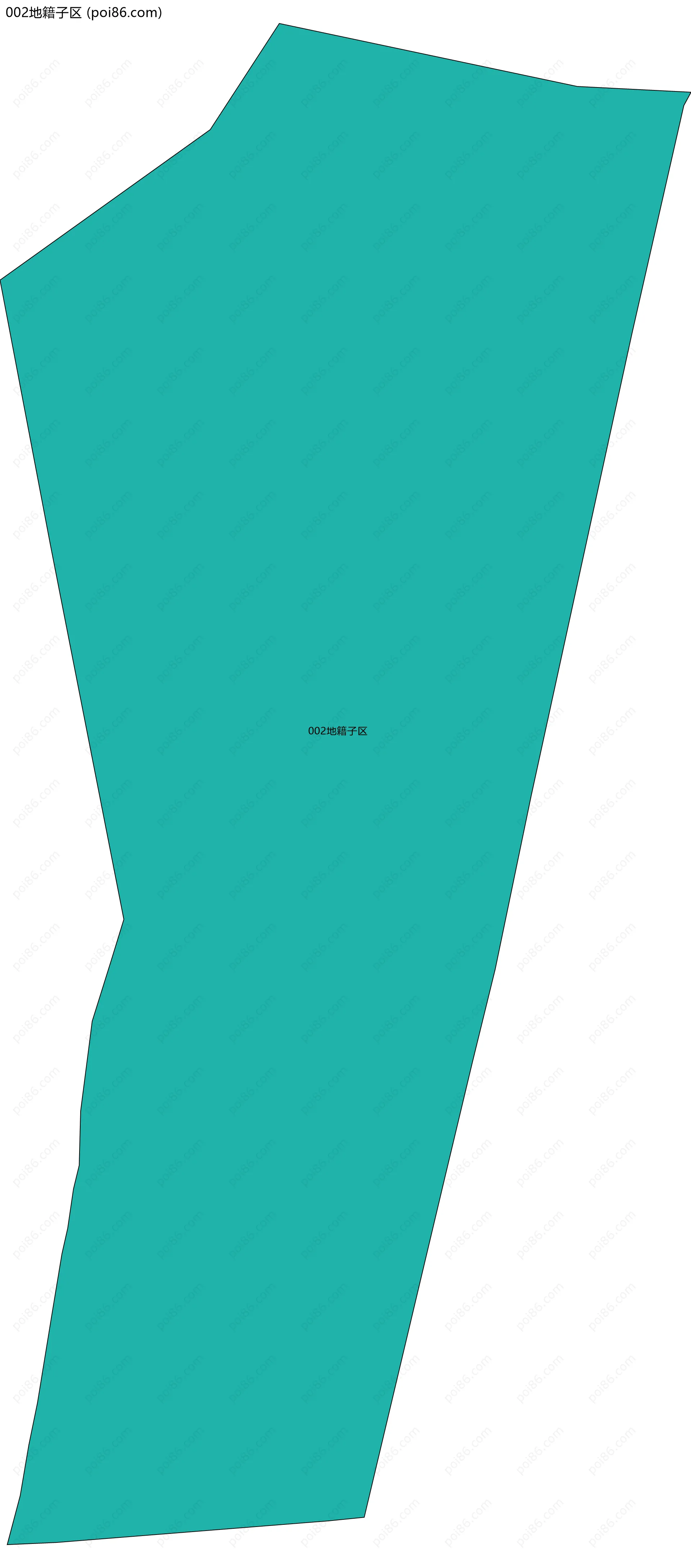 002地籍子区边界地图