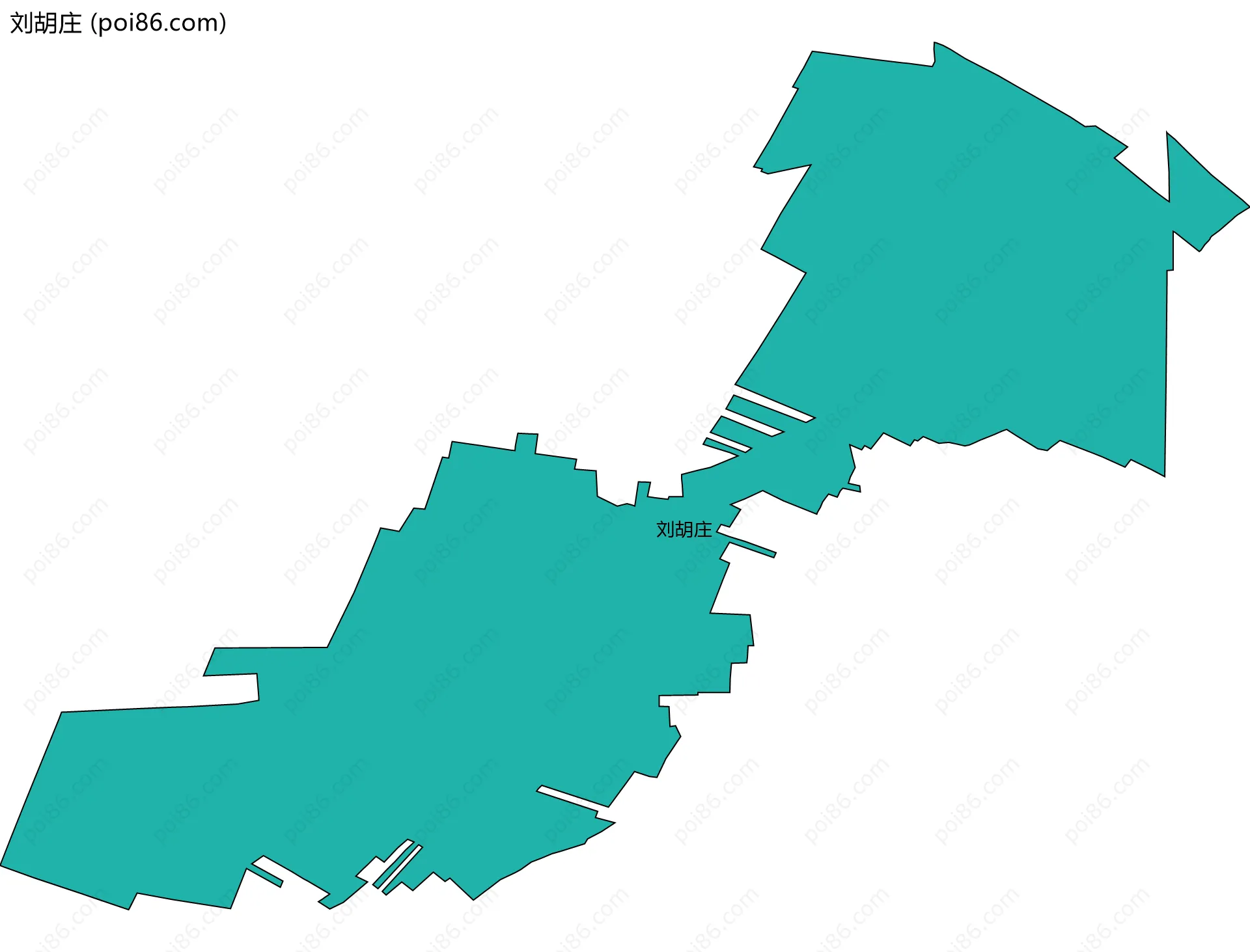 刘胡庄边界地图