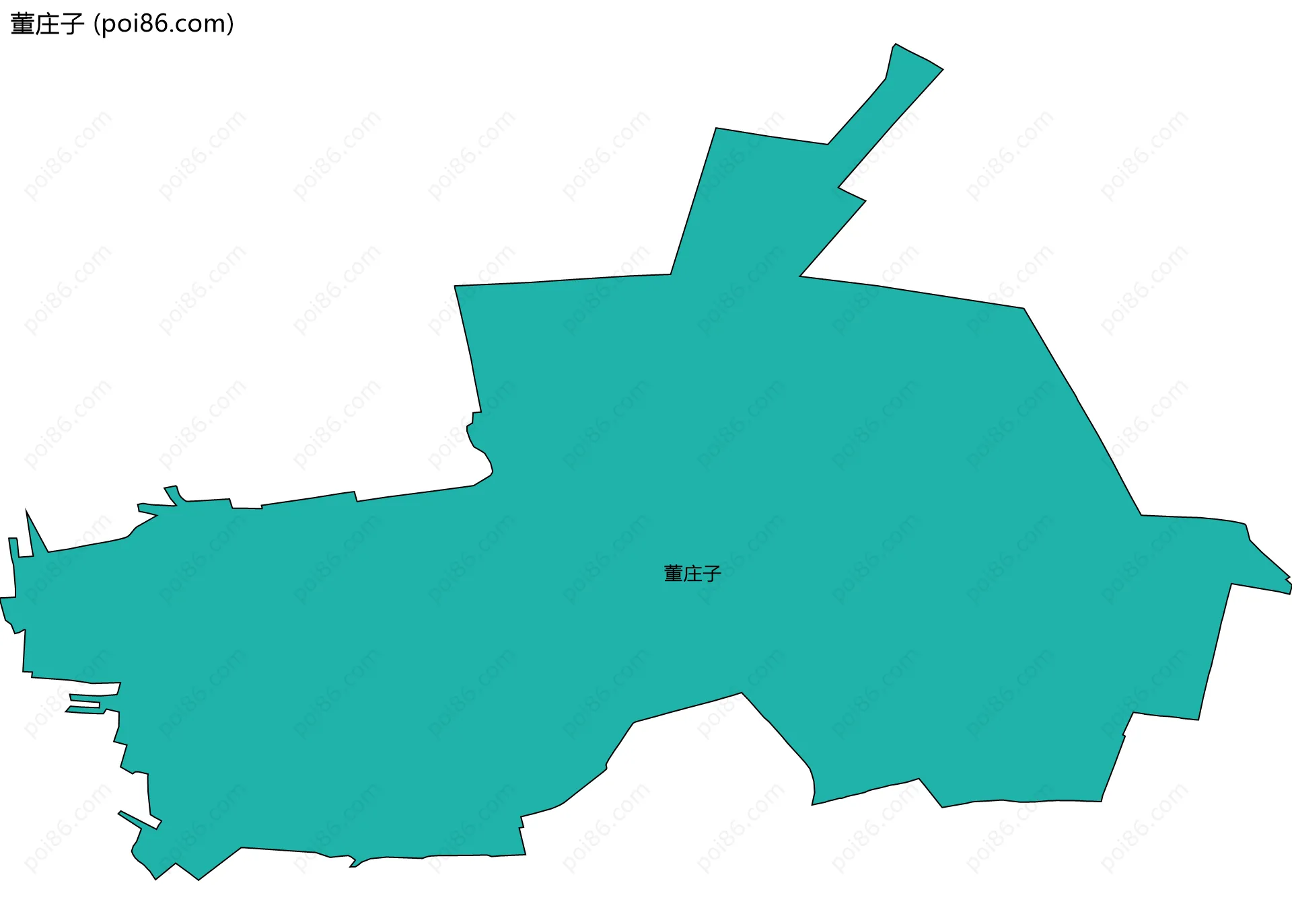 董庄子边界地图