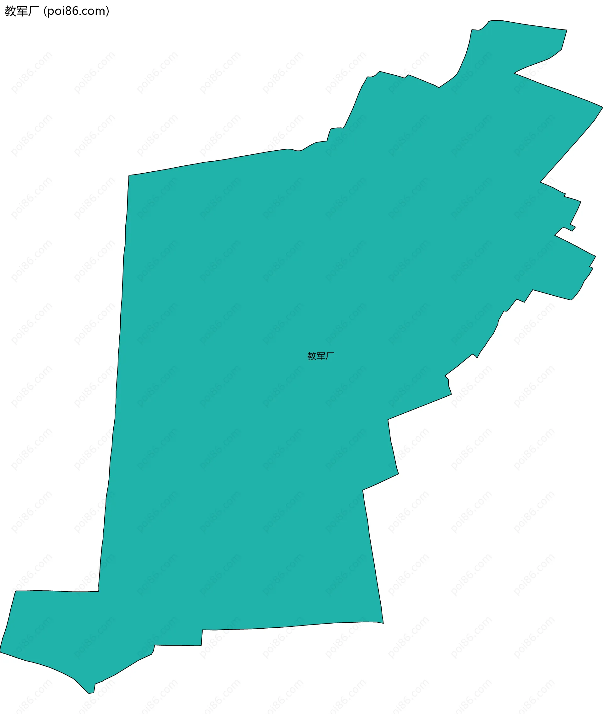 教军厂边界地图