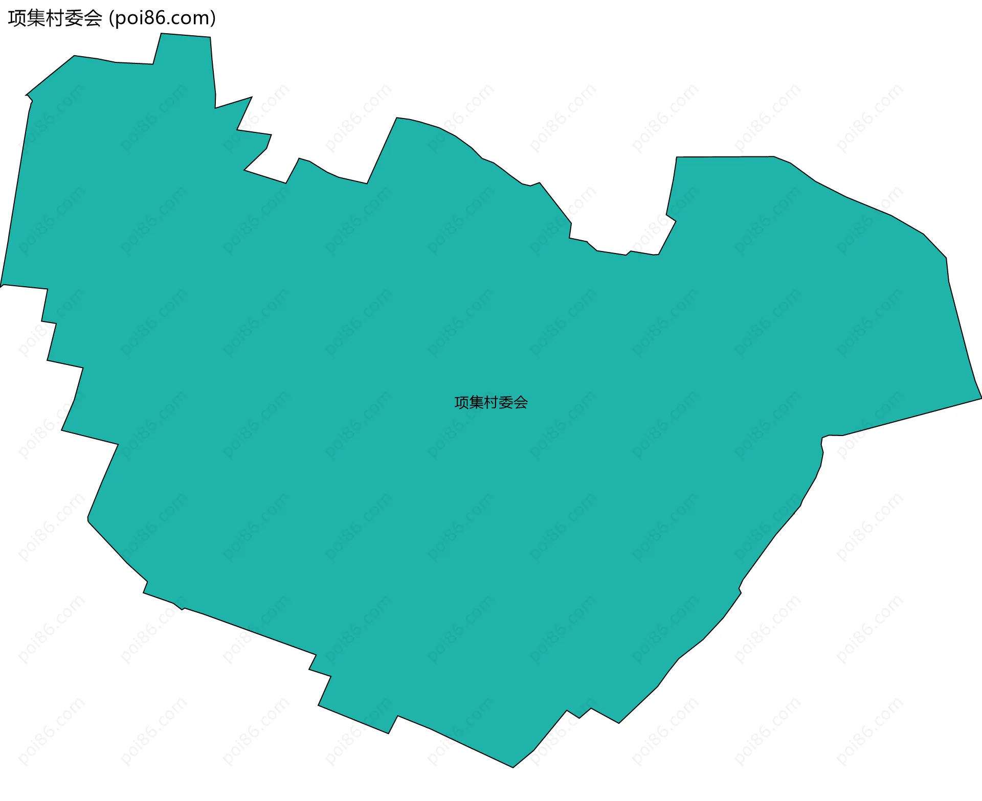 项集村委会边界地图