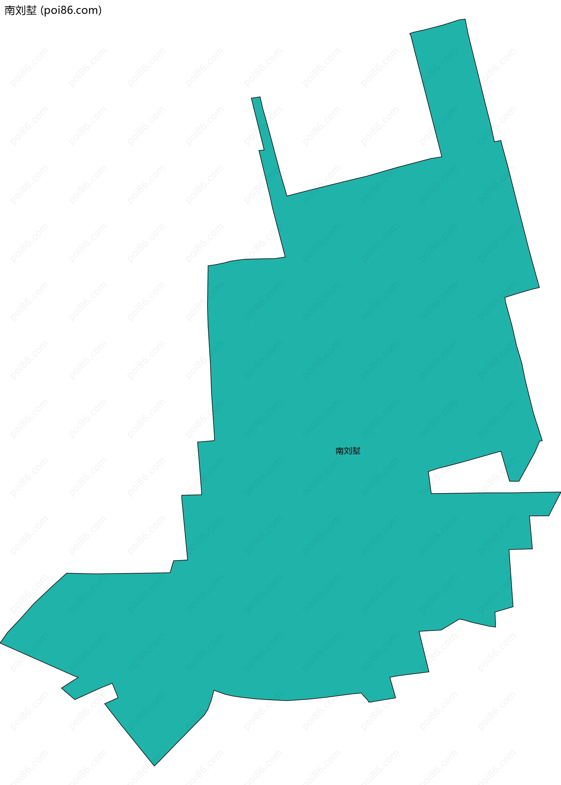 南刘堼边界地图