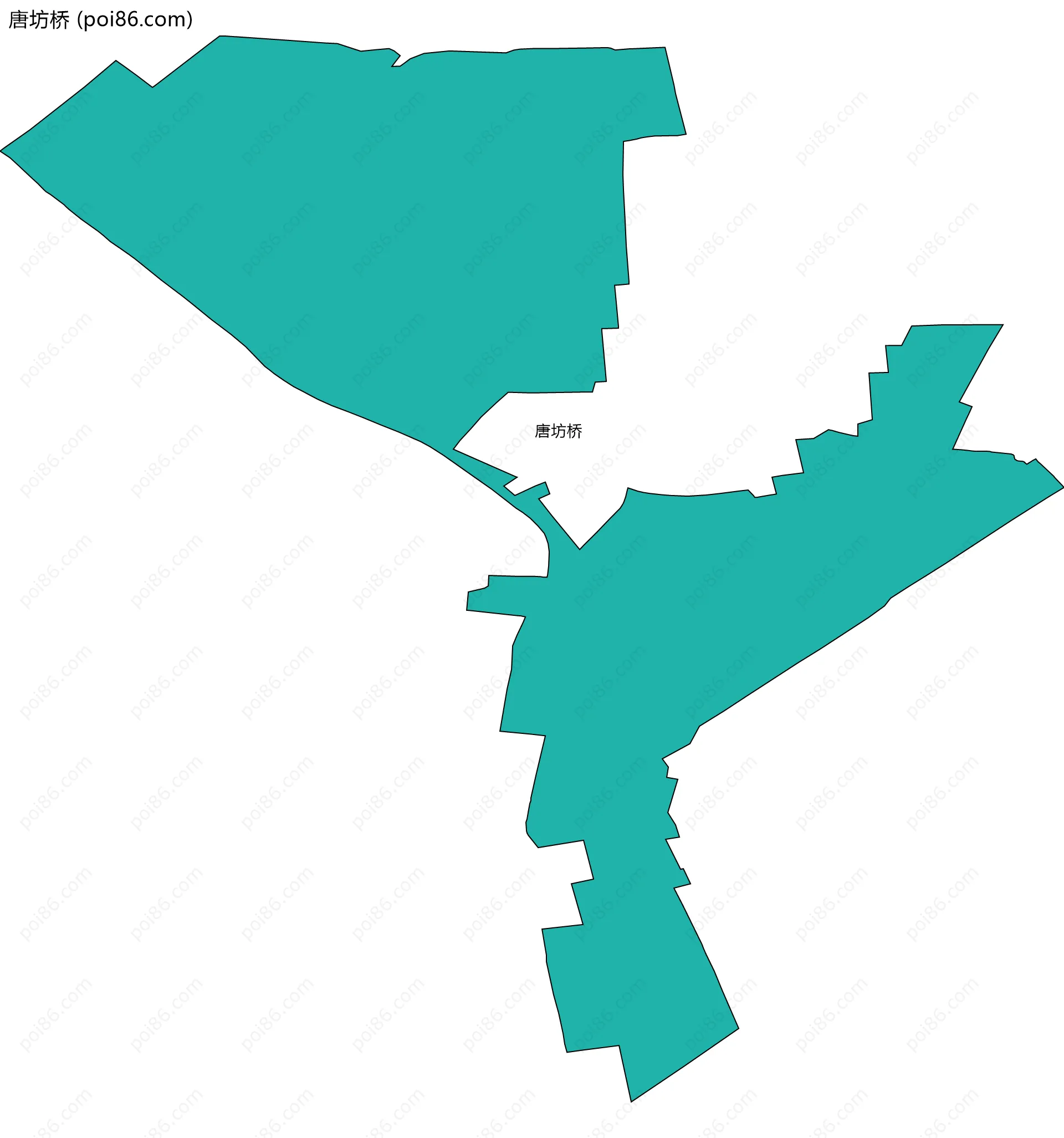 唐坊桥边界地图