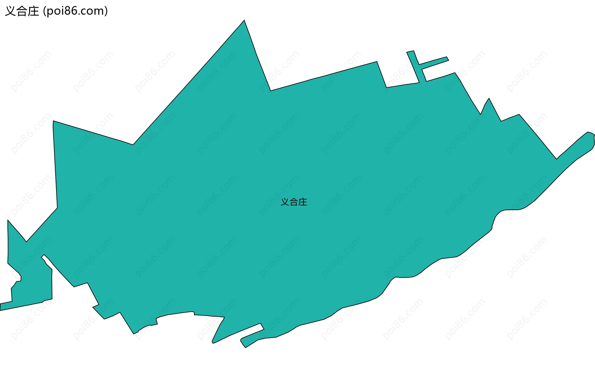 义合庄边界地图