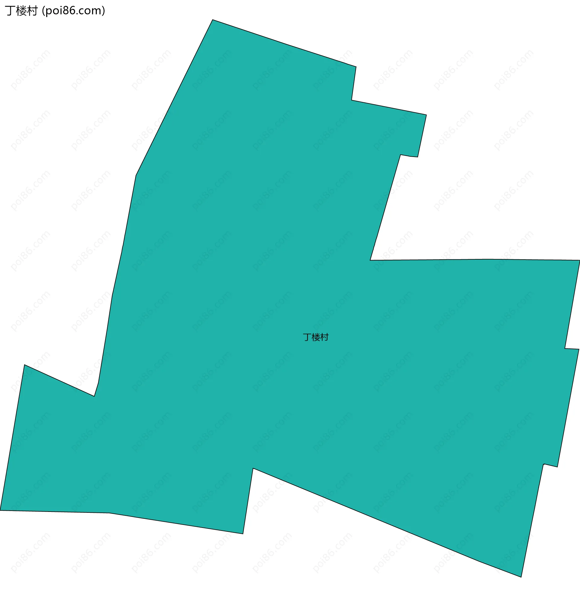 丁楼村边界地图