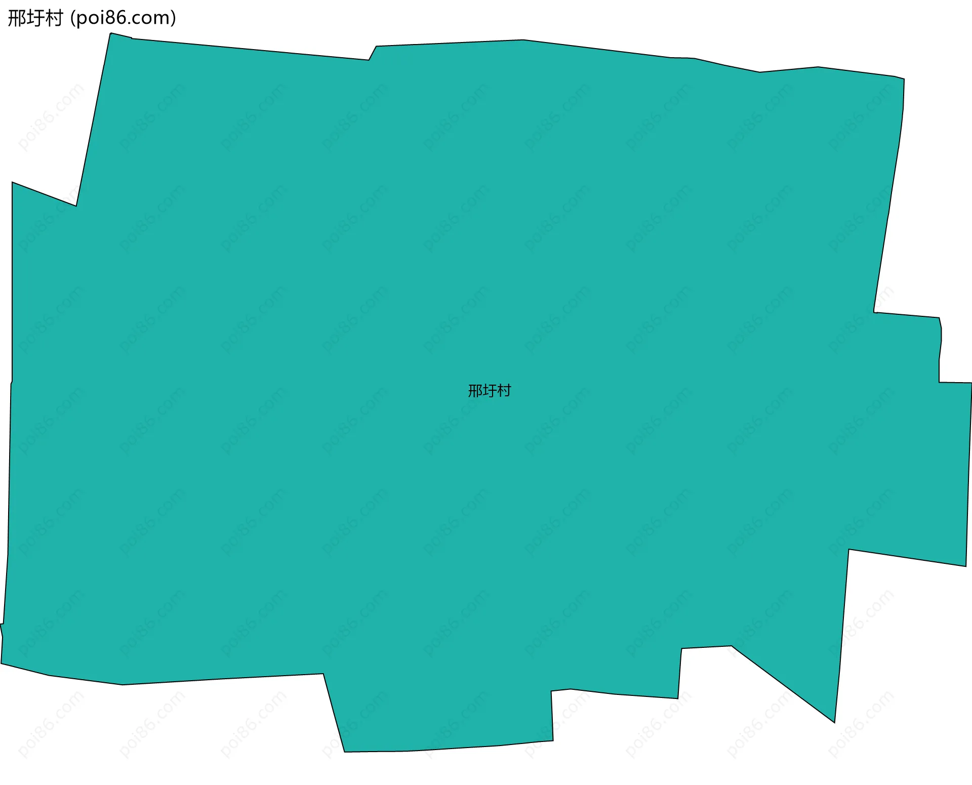 邢圩村边界地图