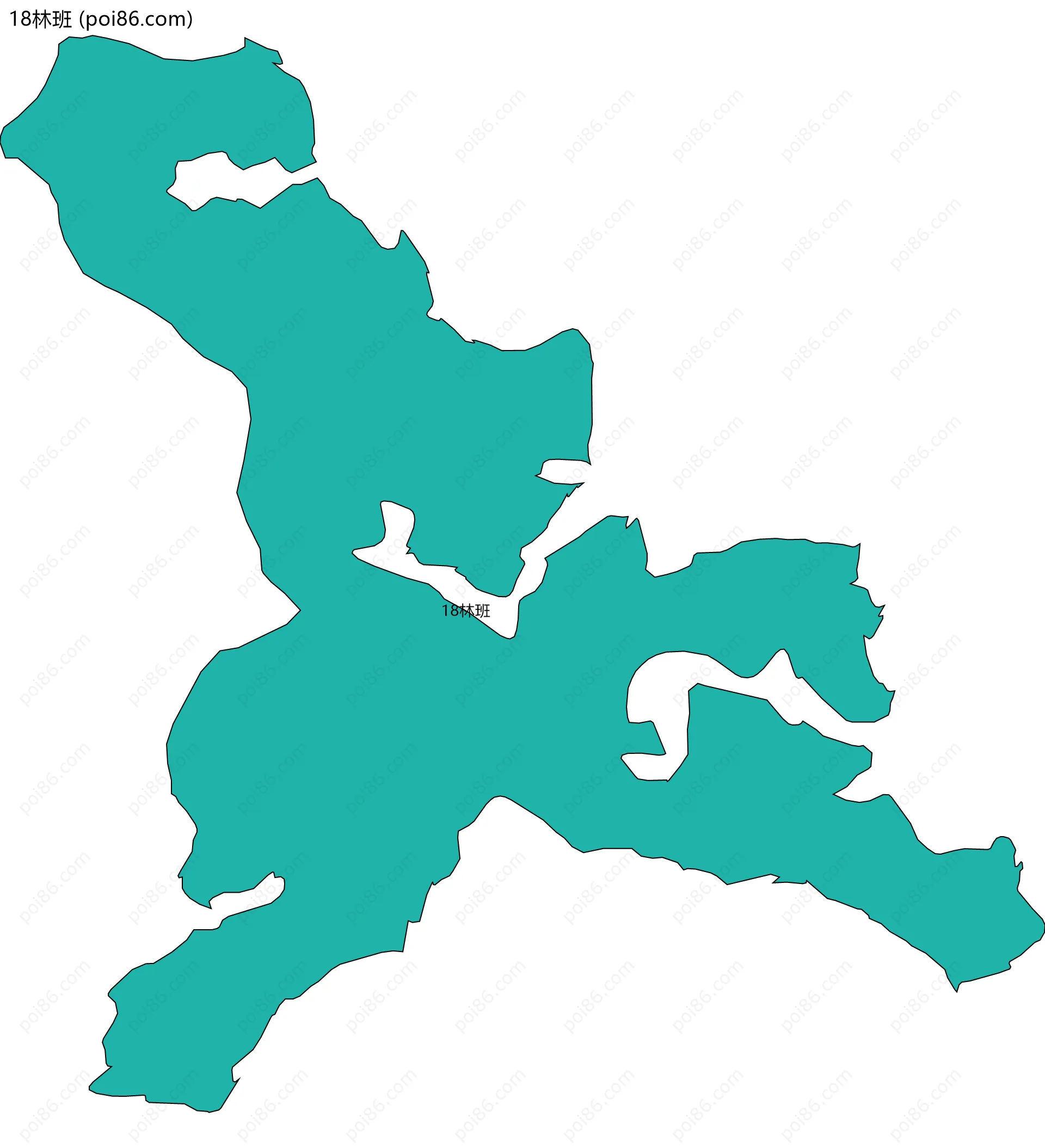 18林班边界地图