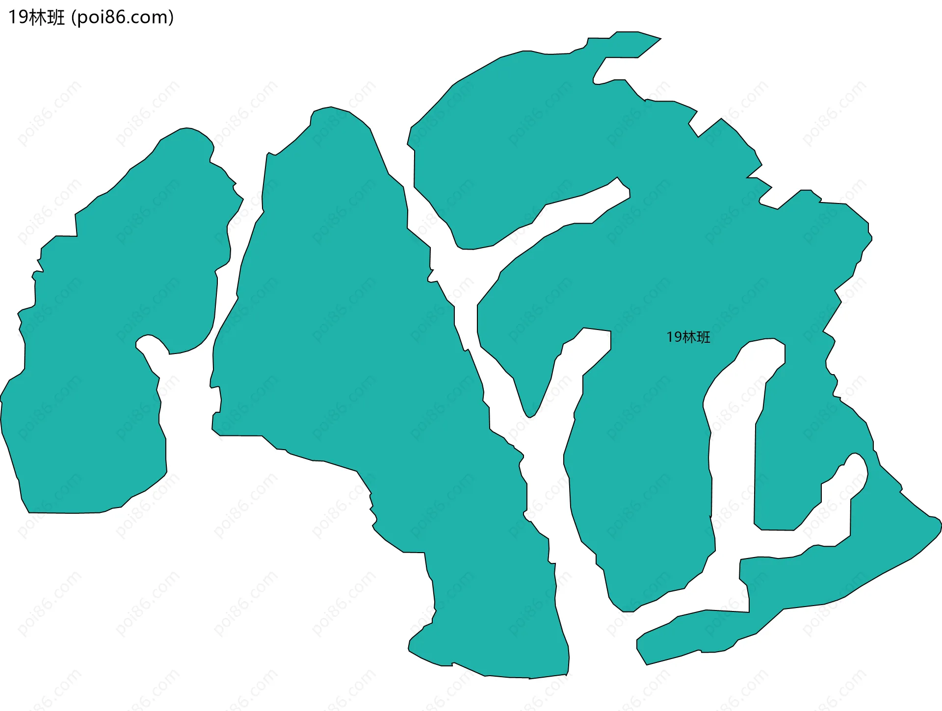 19林班边界地图