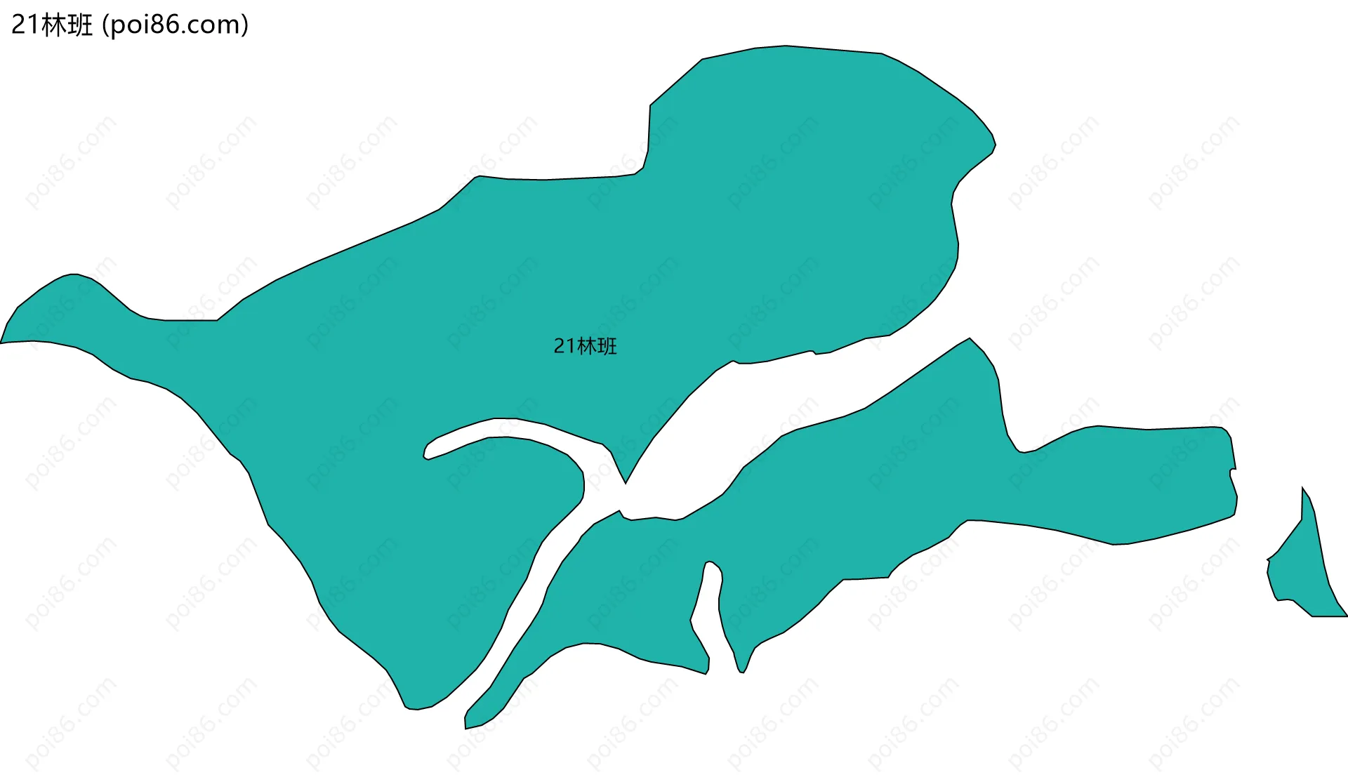 21林班边界地图