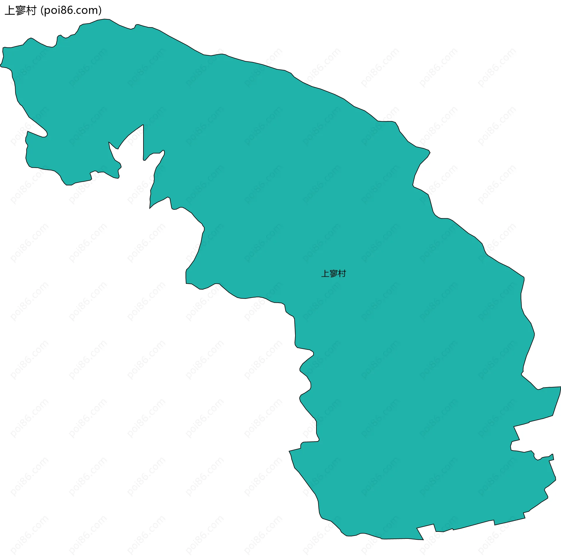 上寥村边界地图