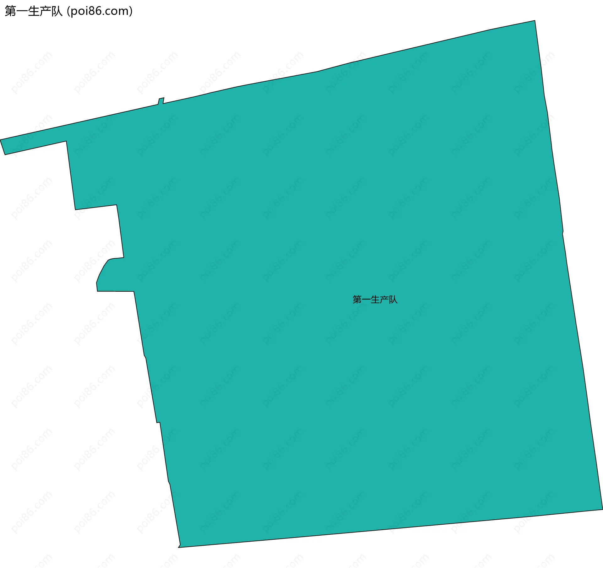 第一生产队边界地图