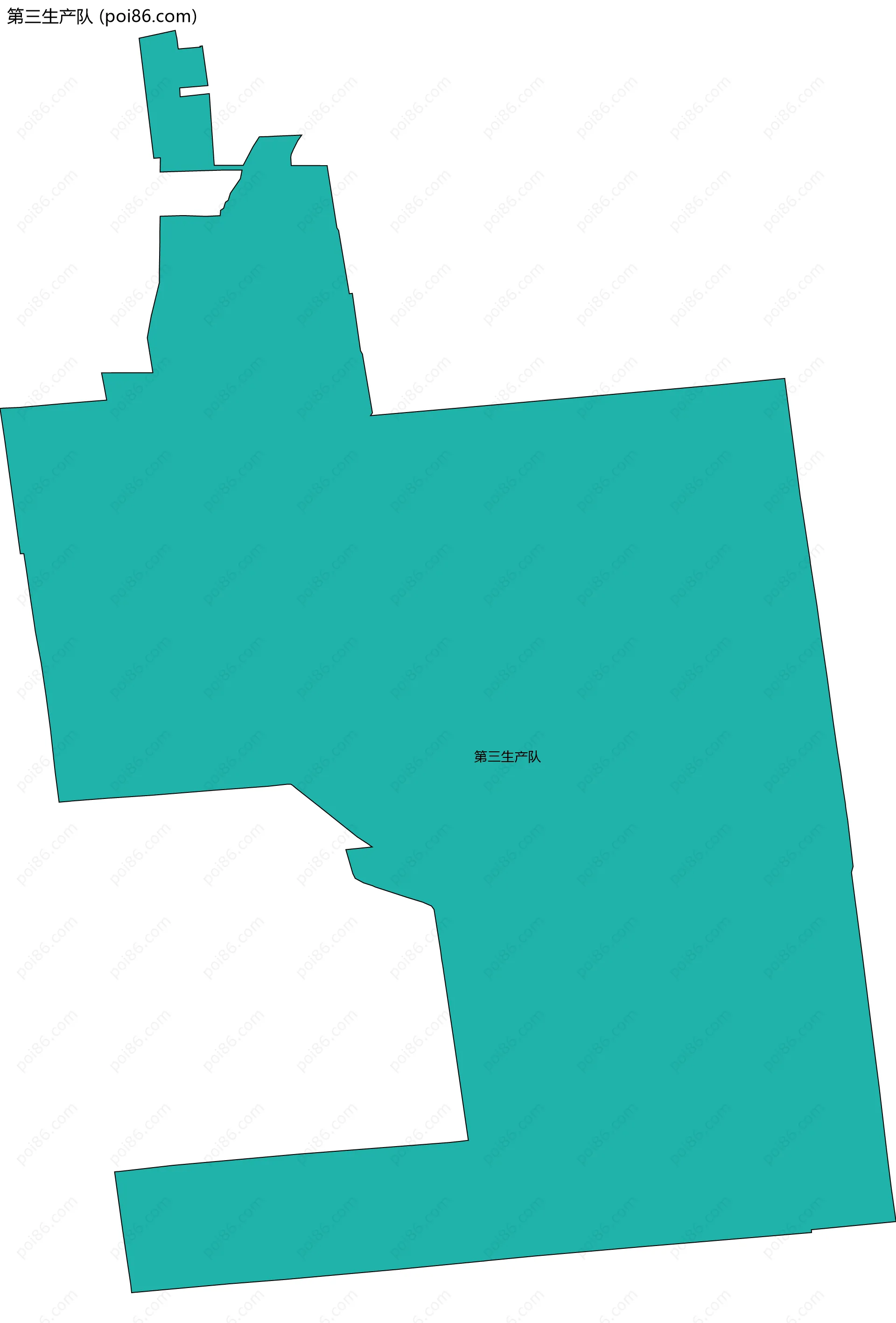 第三生产队边界地图