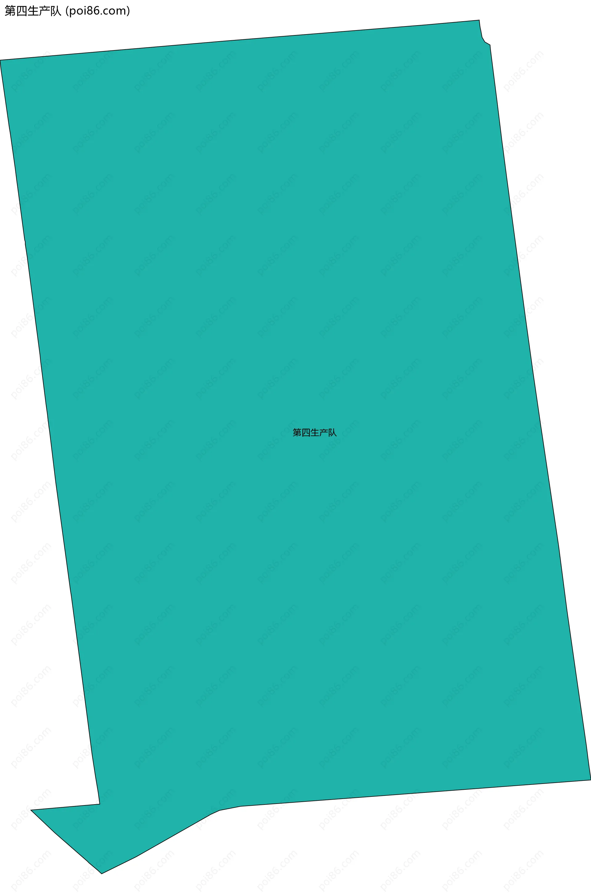 第四生产队边界地图