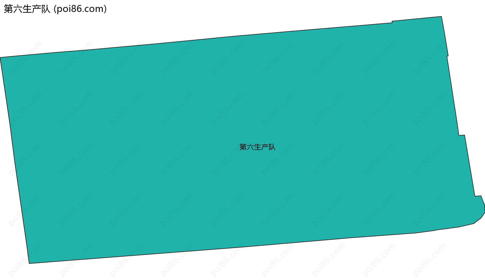 第六生产队边界地图
