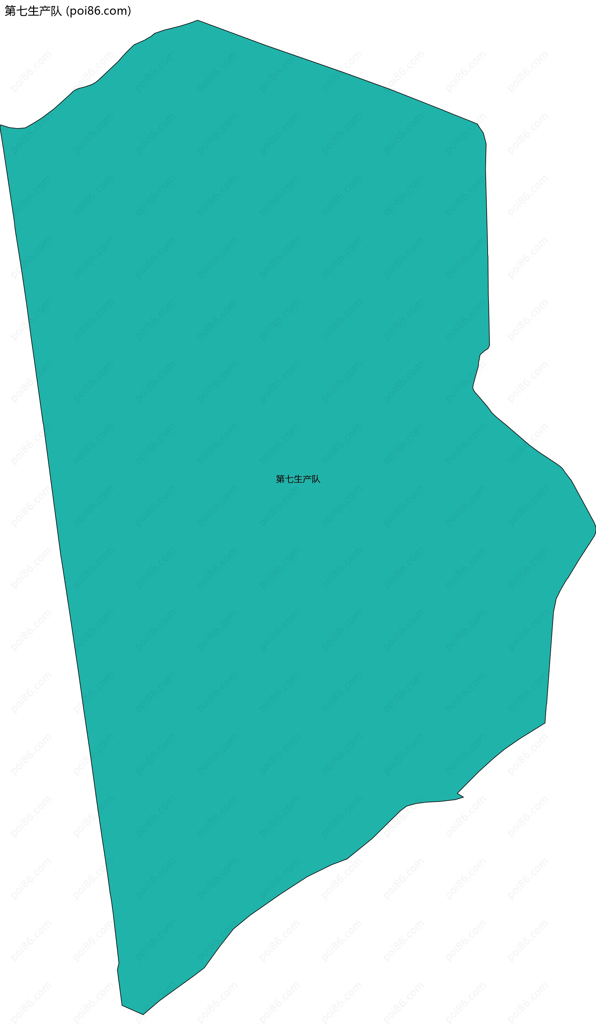 第七生产队边界地图