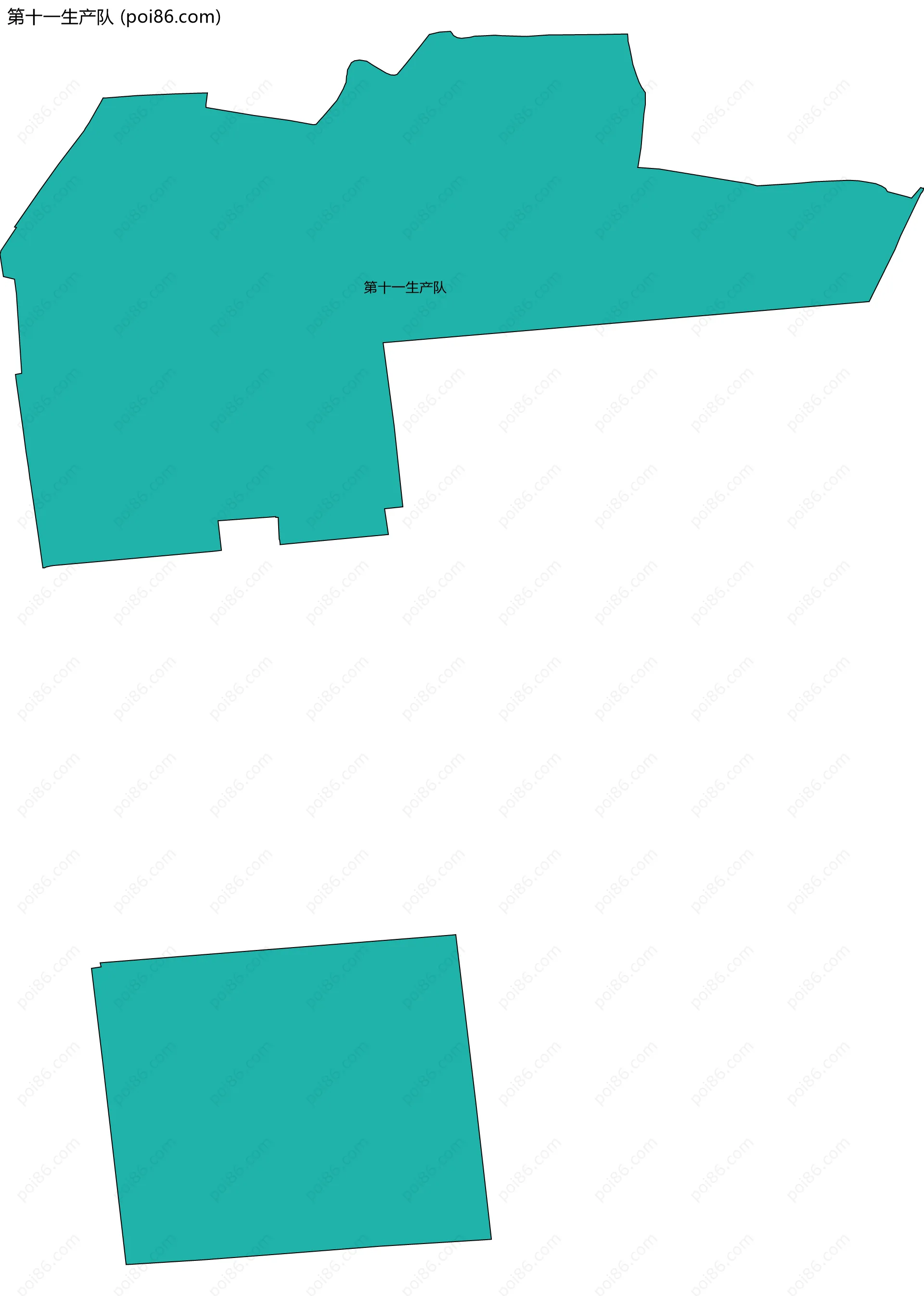 第十一生产队边界地图