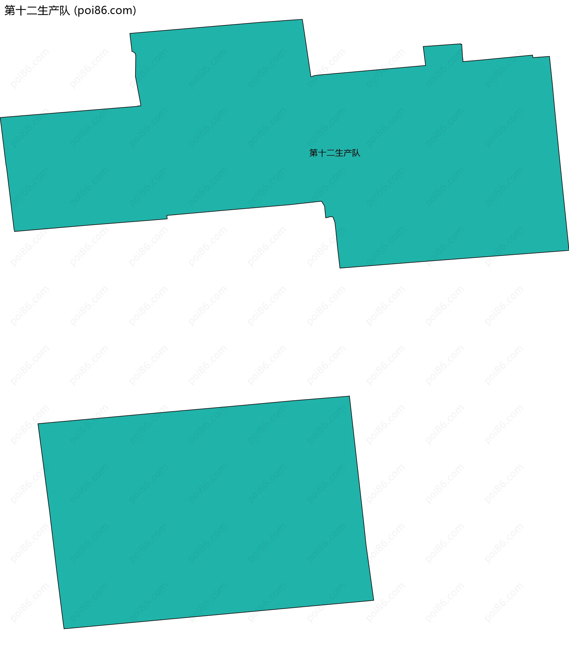 第十二生产队边界地图