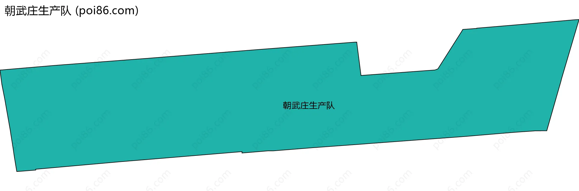 朝武庄生产队边界地图