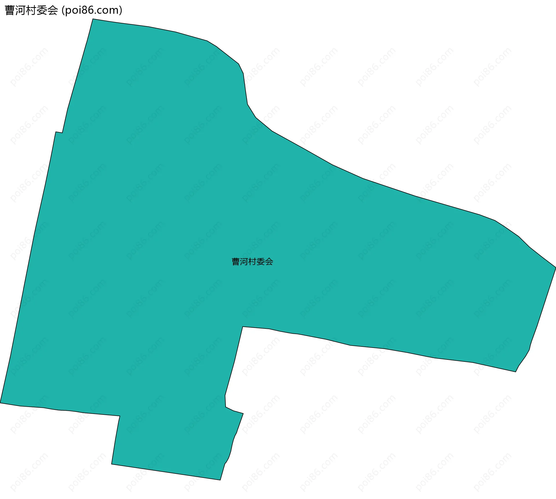 曹河村委会边界地图