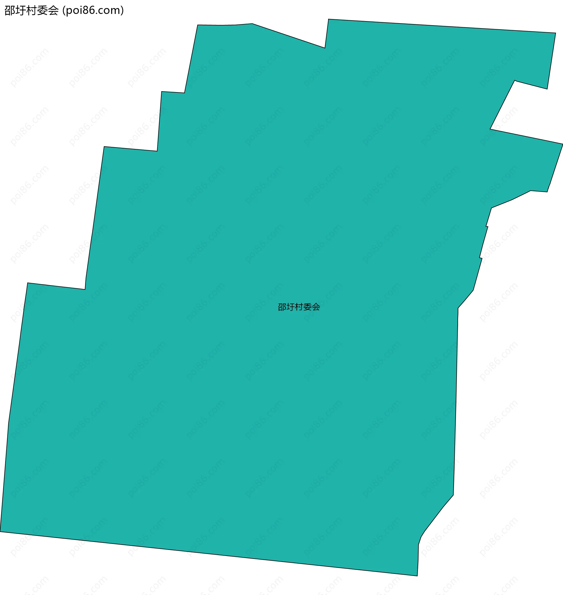 邵圩村委会边界地图