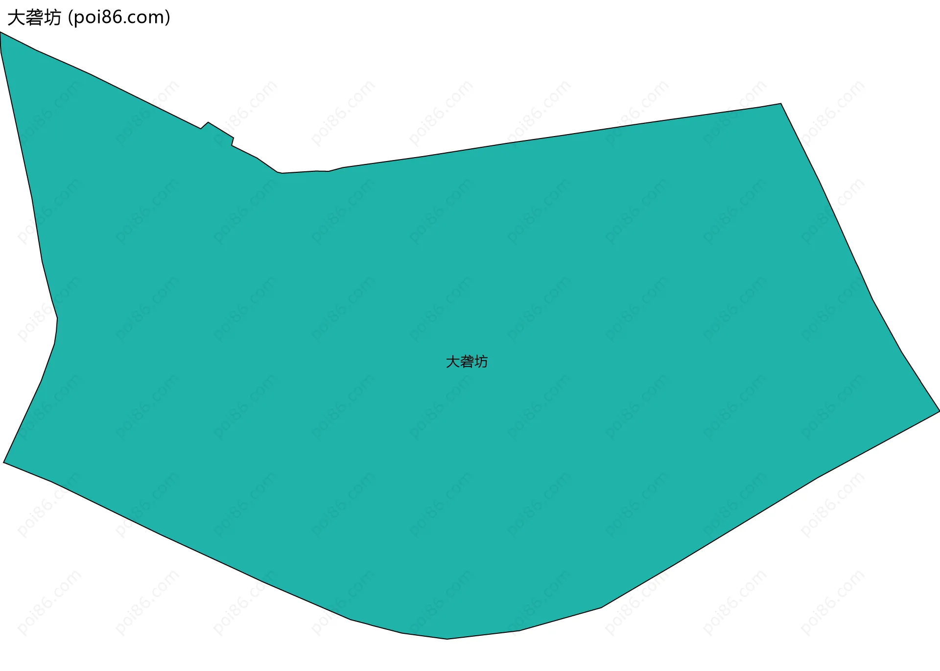 大砻坊边界地图