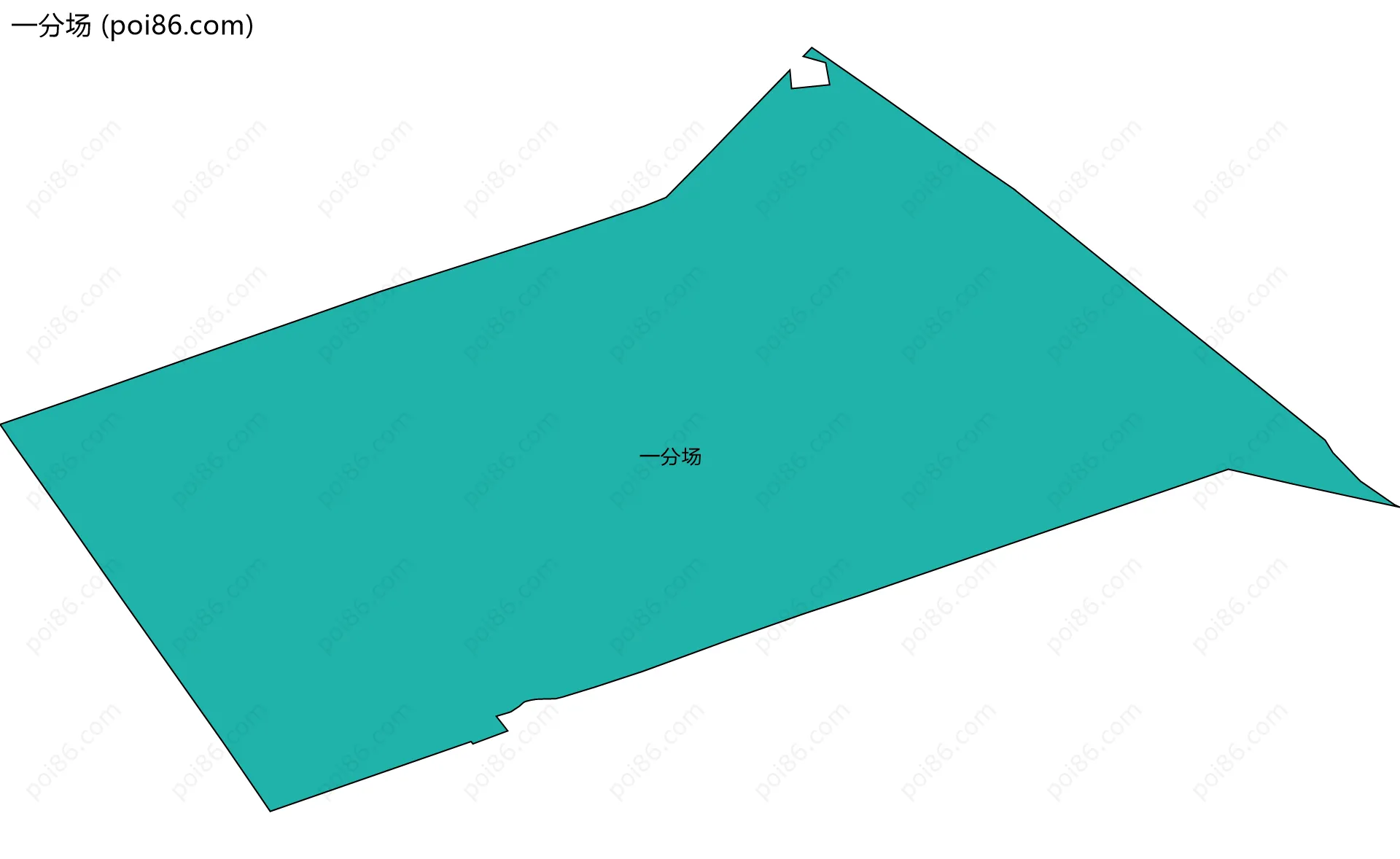 一分场边界地图