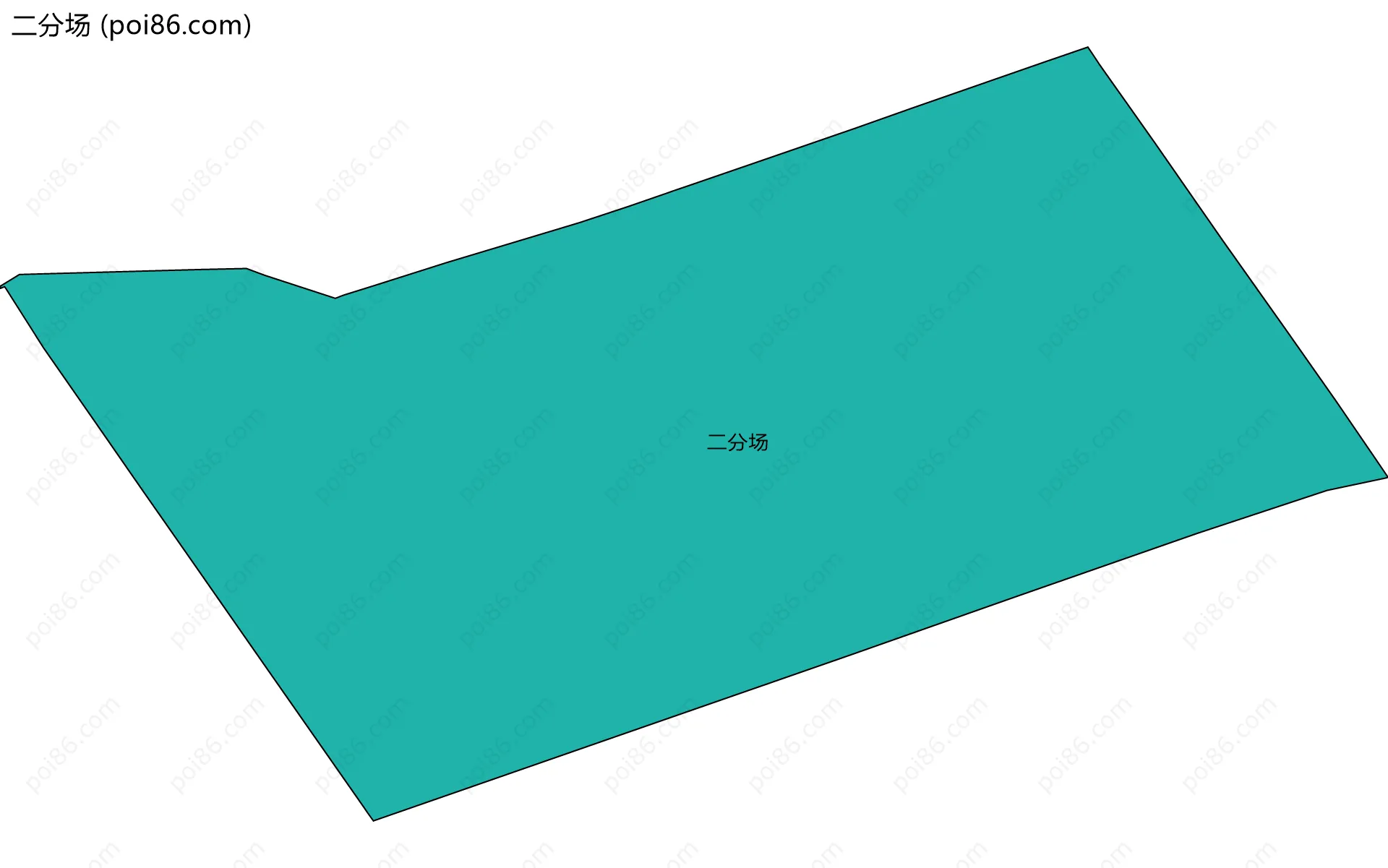 二分场边界地图