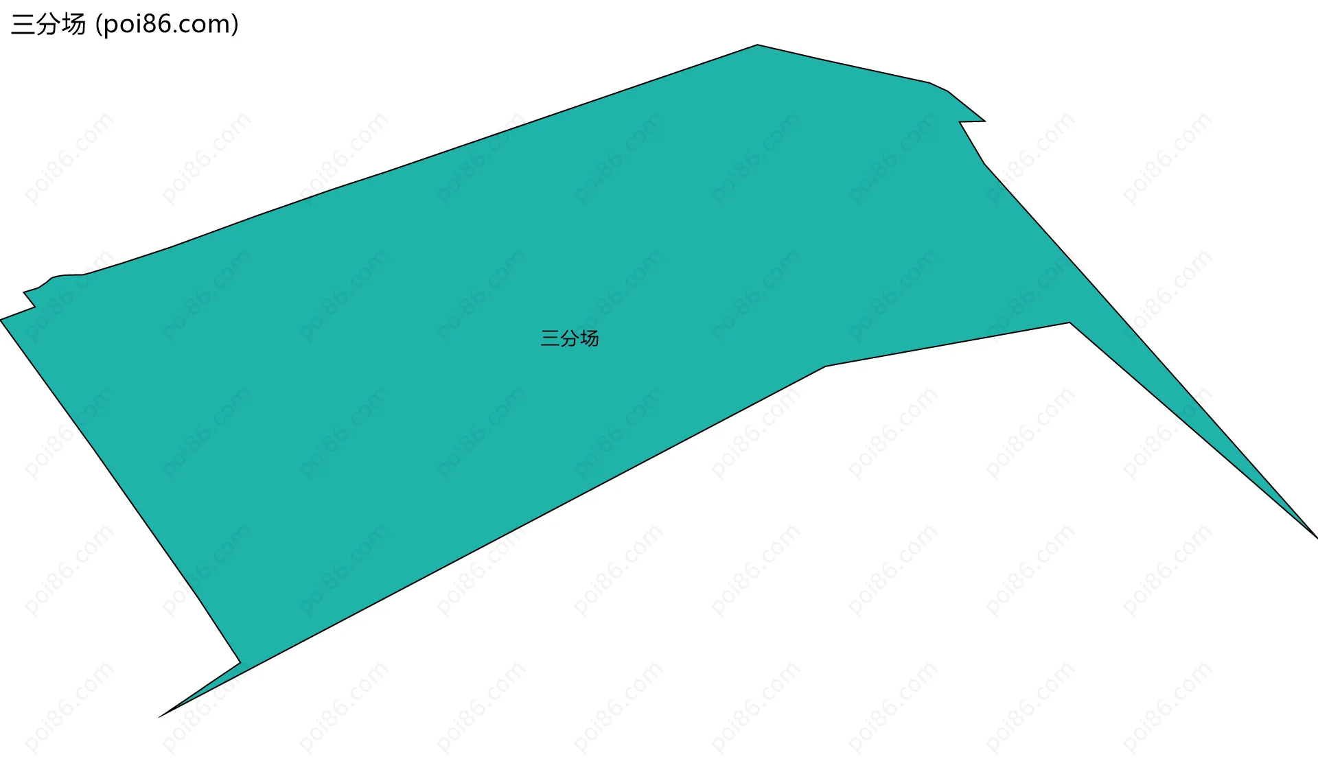 三分场边界地图