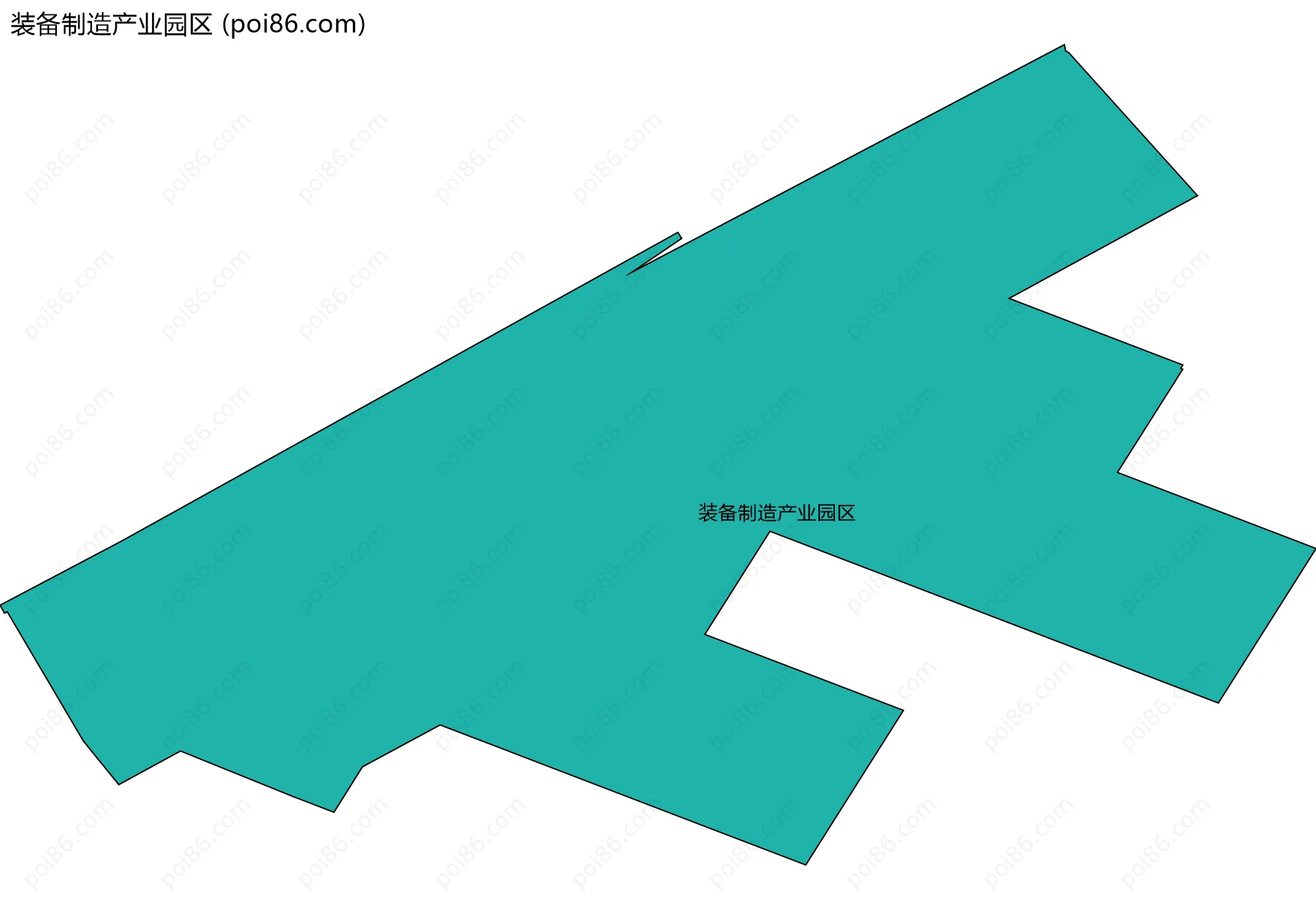 装备制造产业园区边界地图