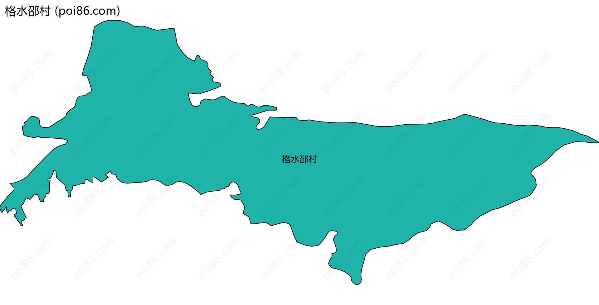 格水邵村边界地图