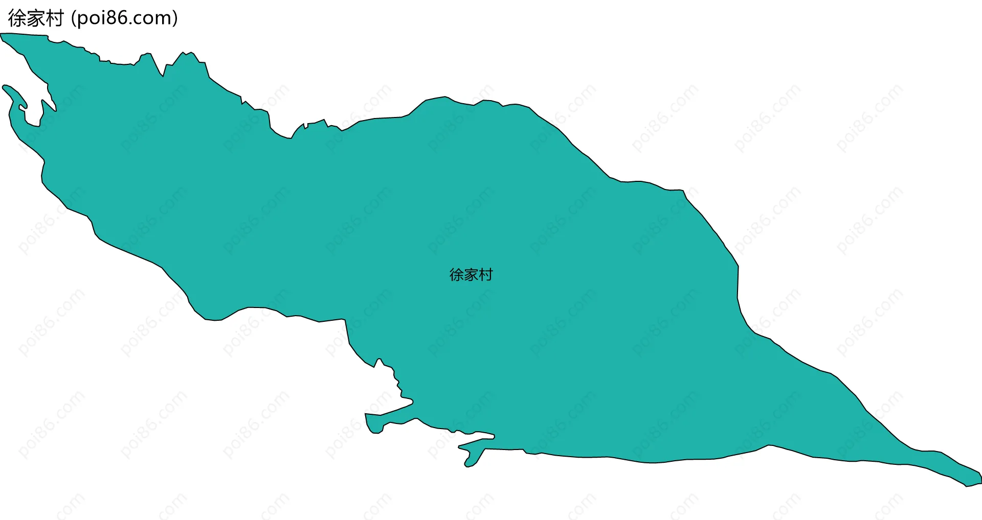 徐家村边界地图