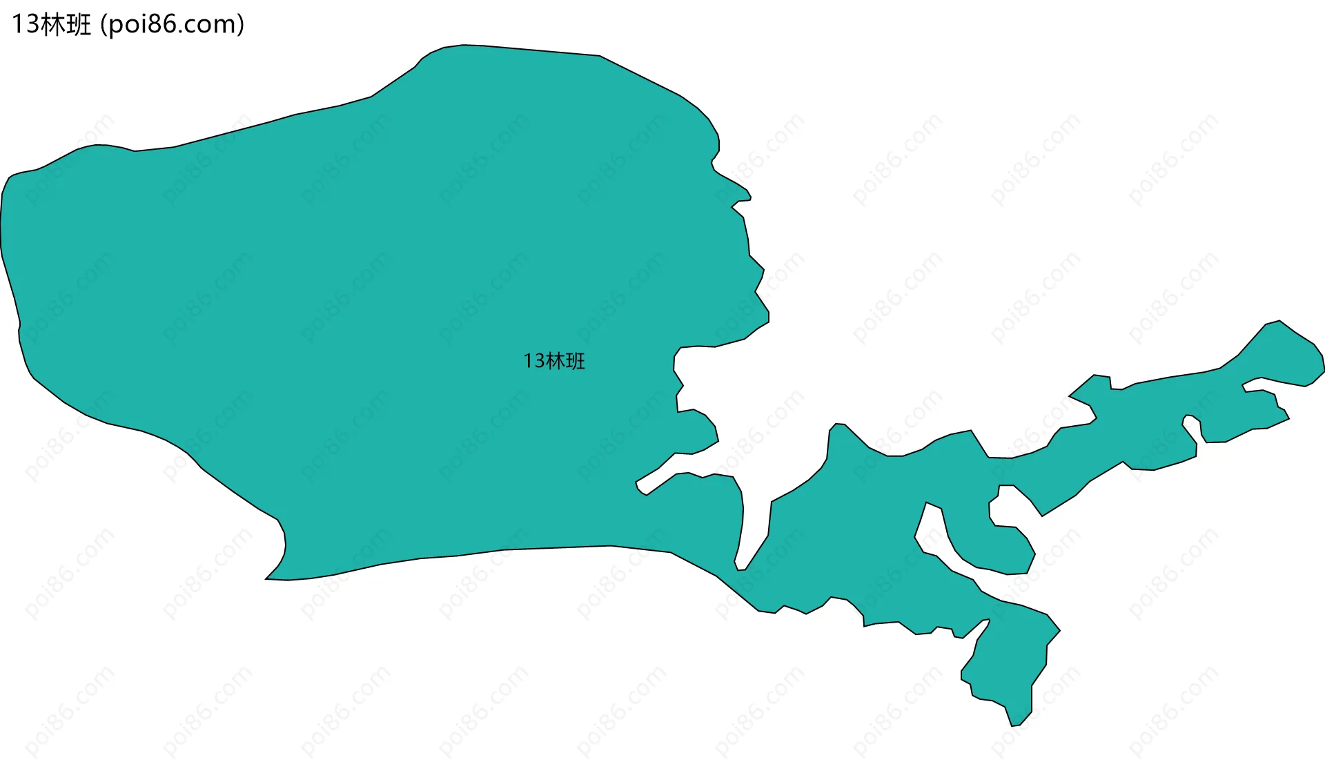 13林班边界地图