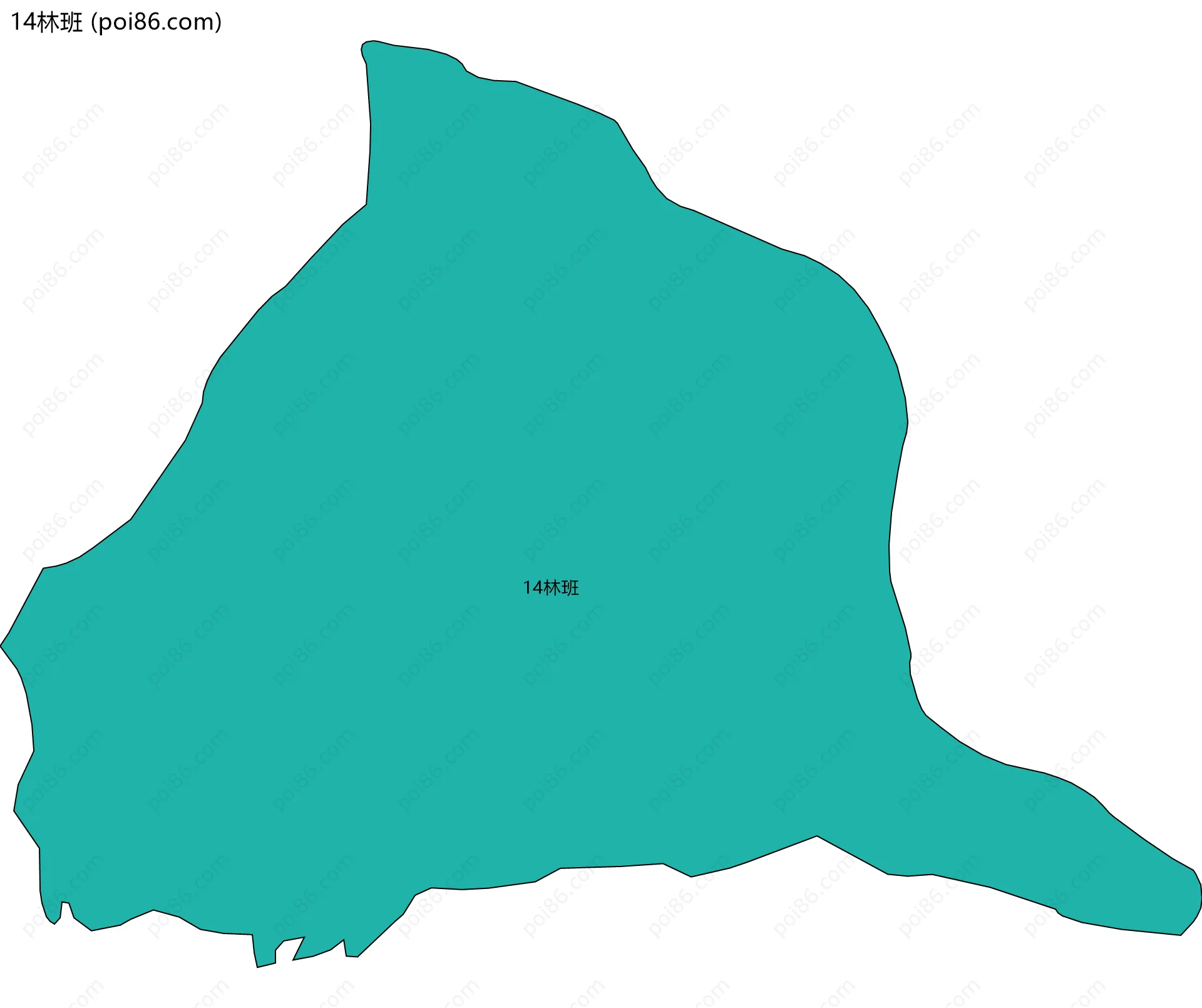 14林班边界地图