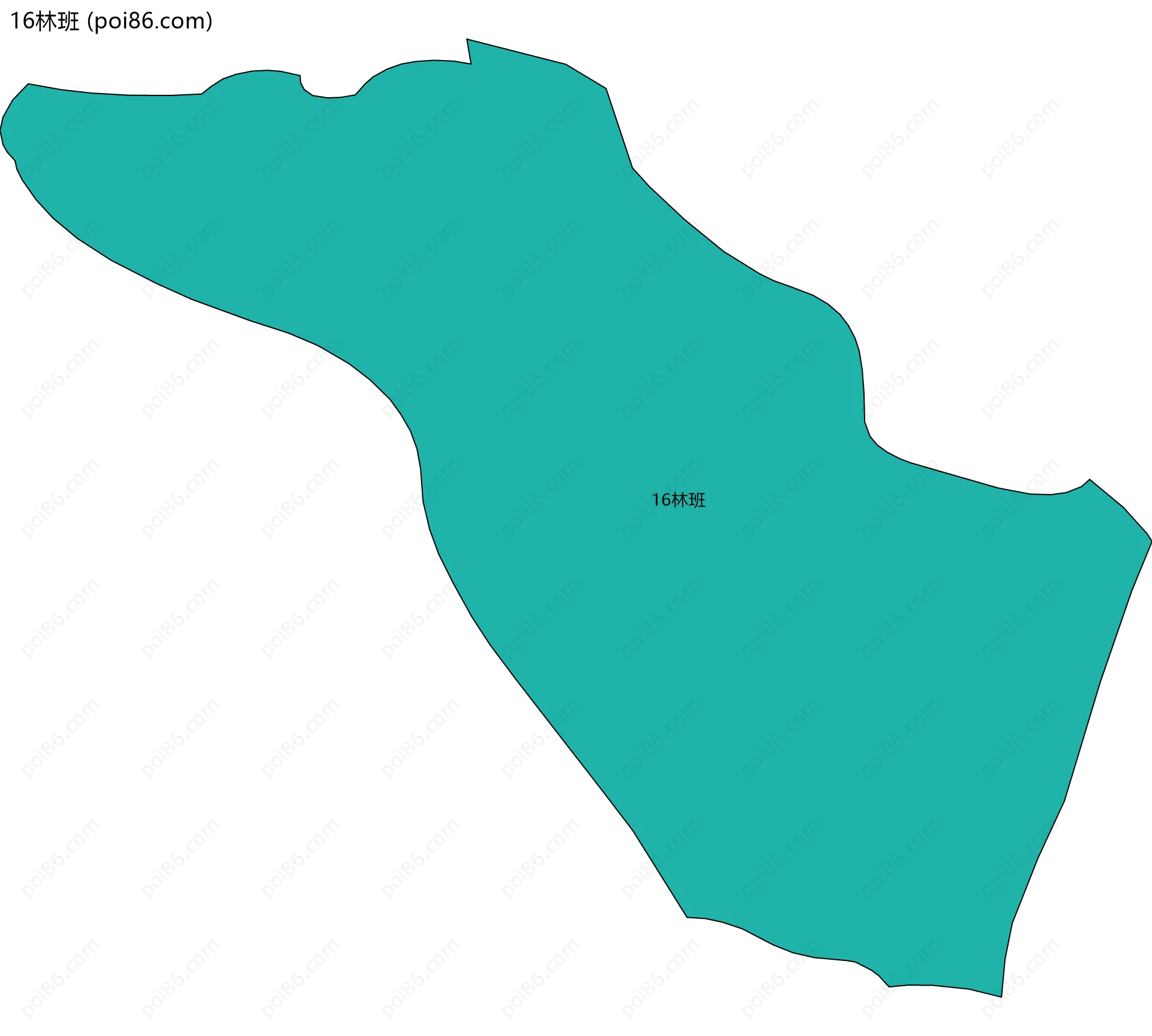 16林班边界地图
