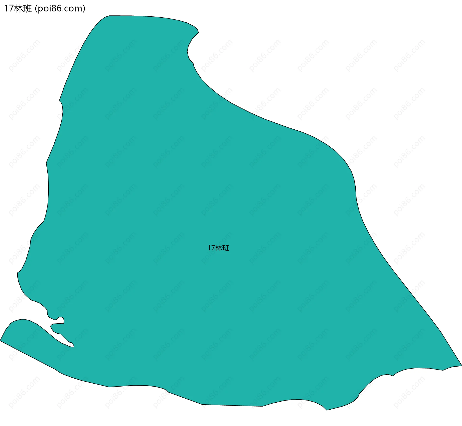 17林班边界地图
