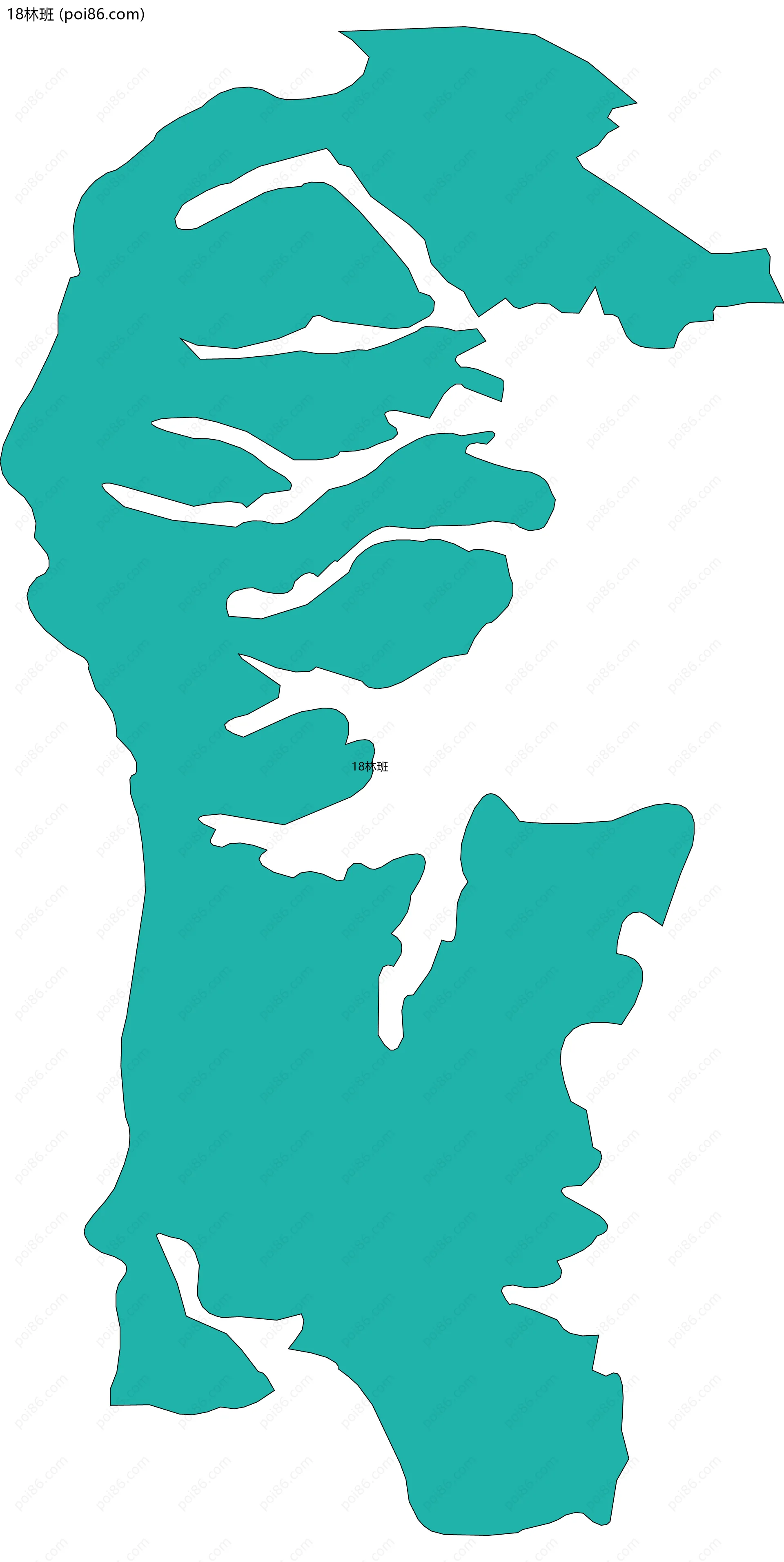 18林班边界地图