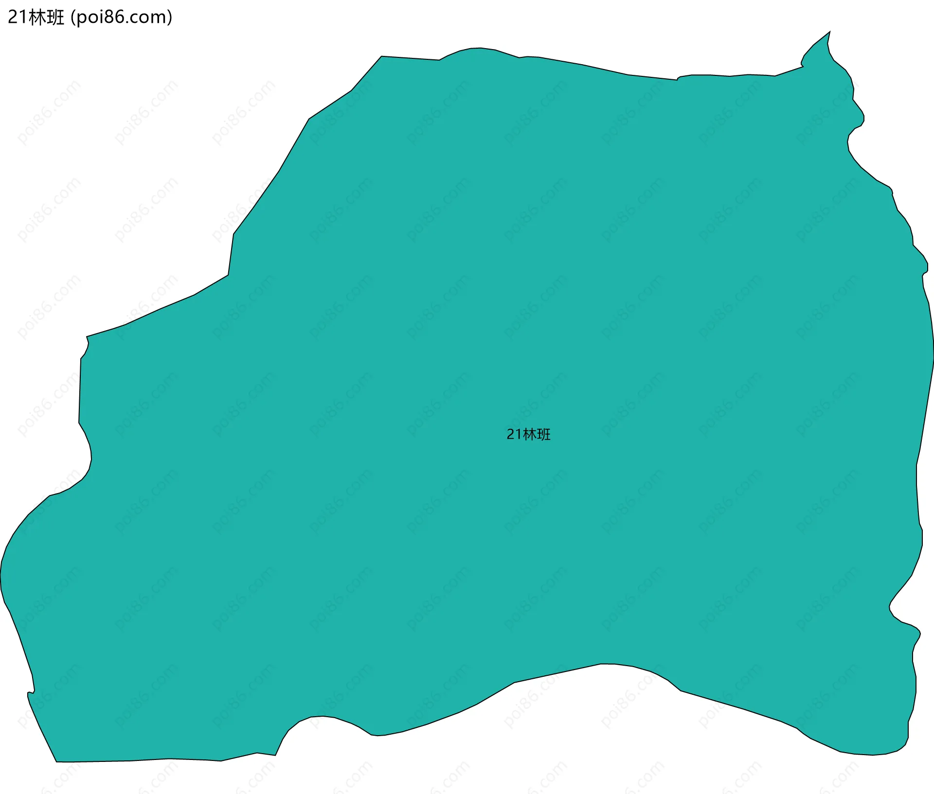 21林班边界地图