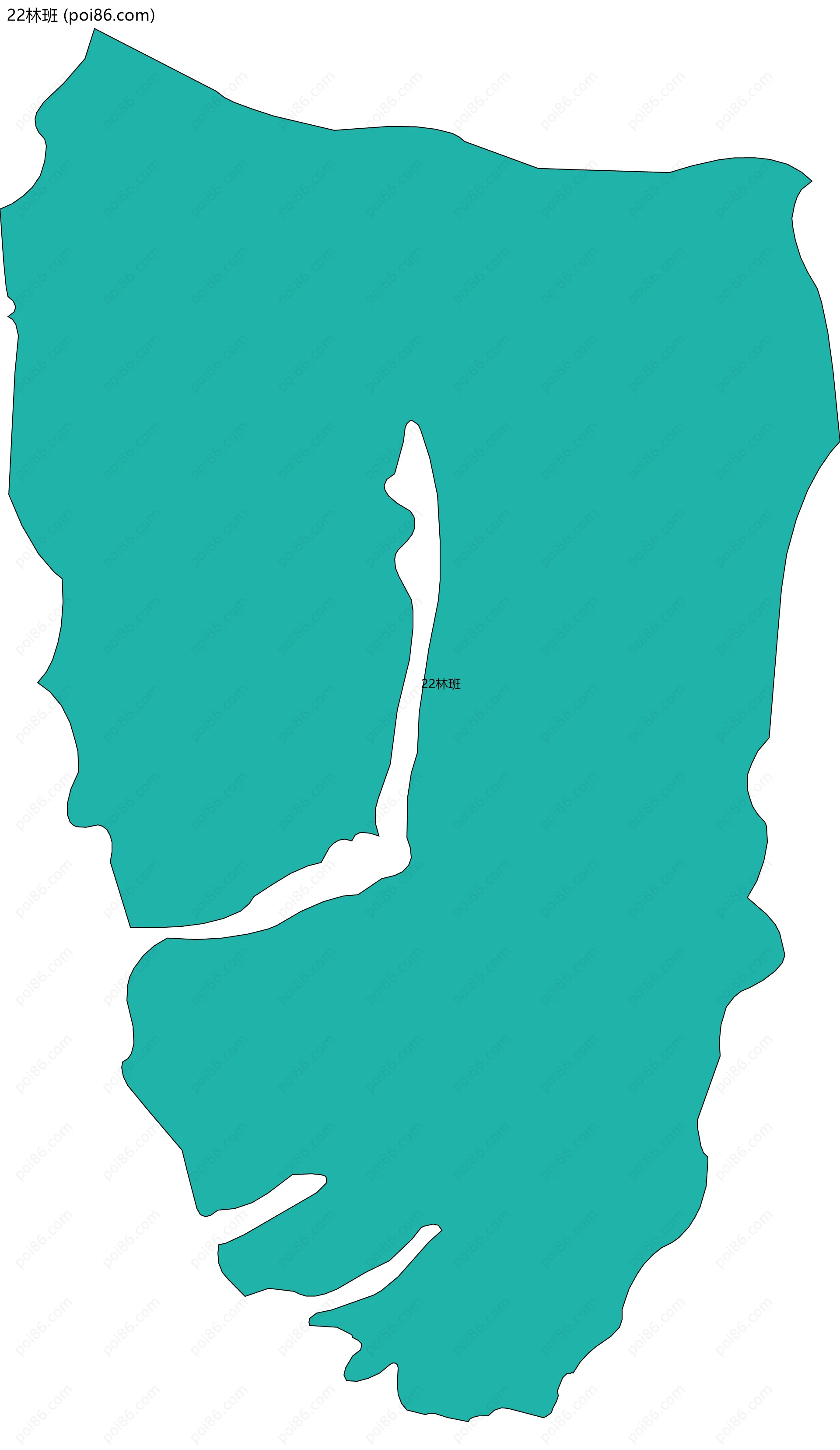 22林班边界地图