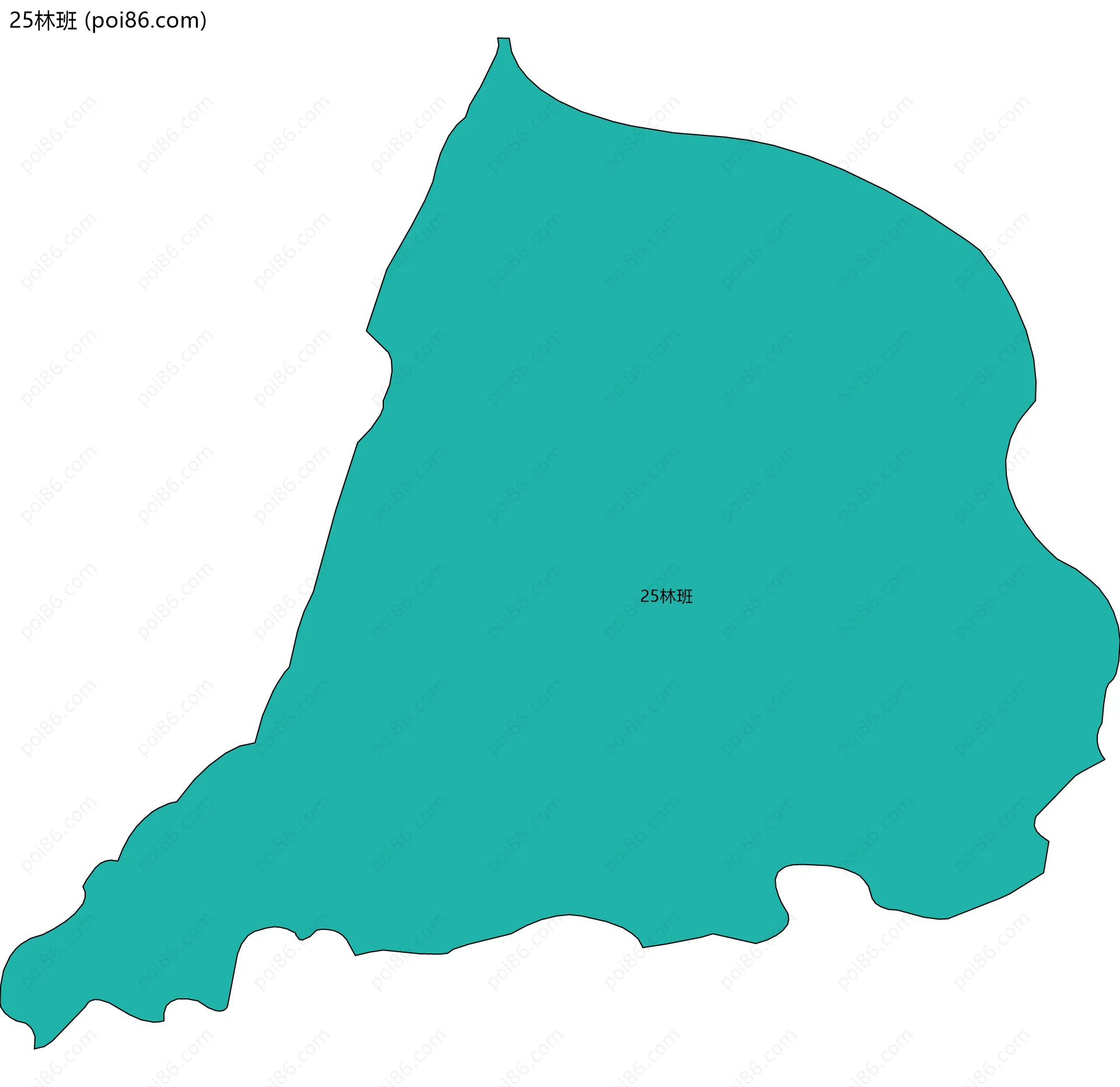 25林班边界地图