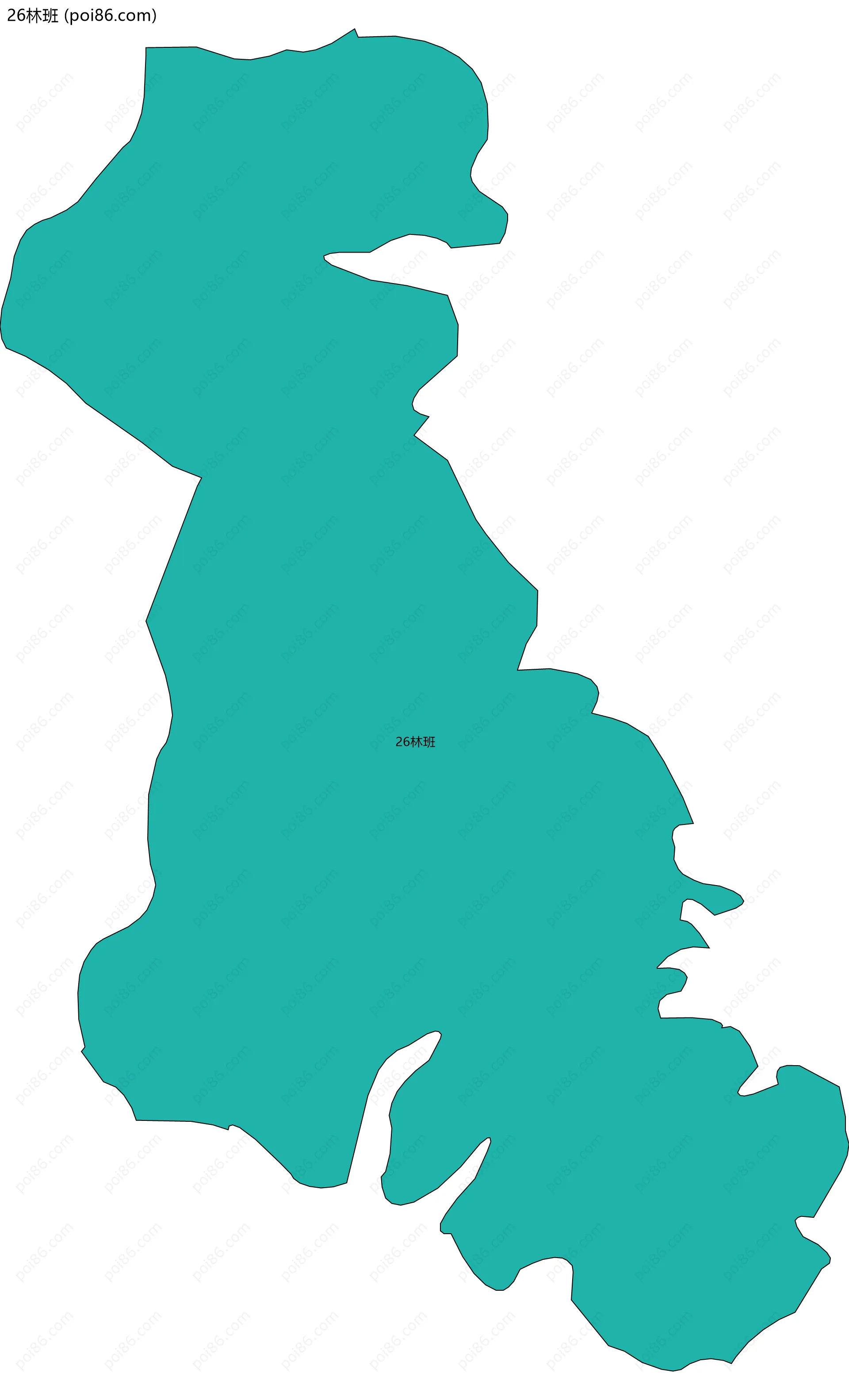26林班边界地图