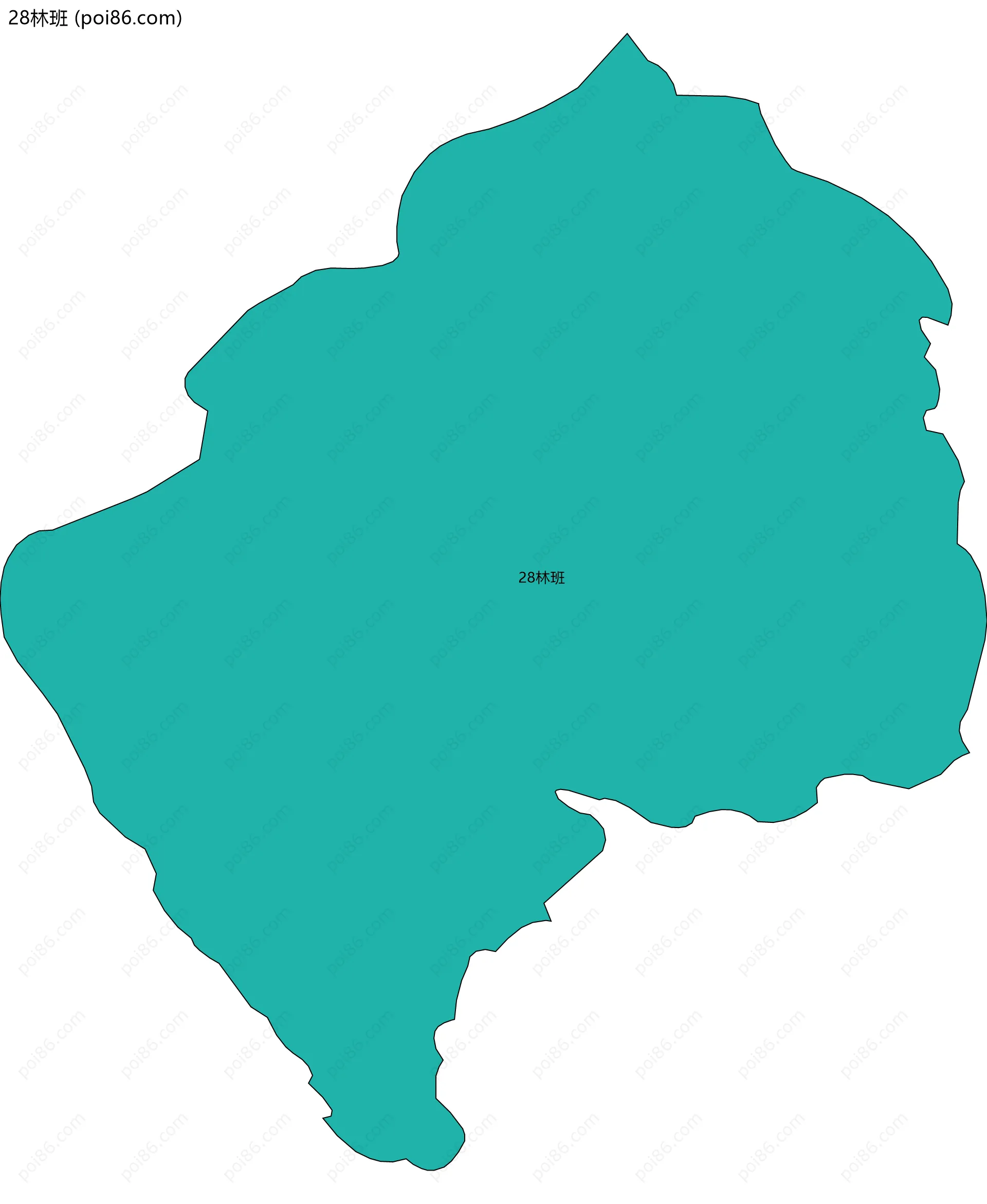 28林班边界地图