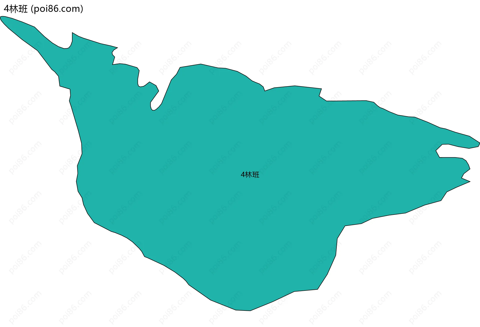 4林班边界地图