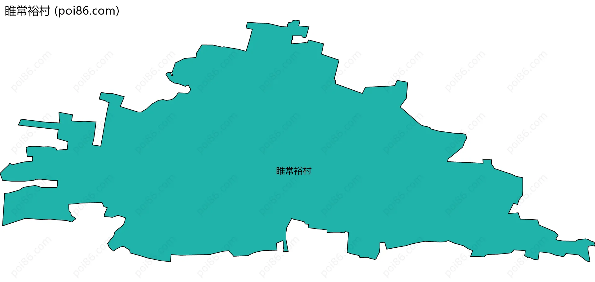 睢常裕村边界地图